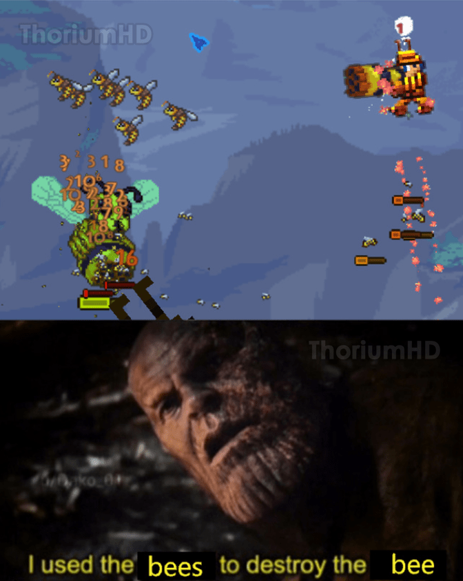 Not the bees! Terraria