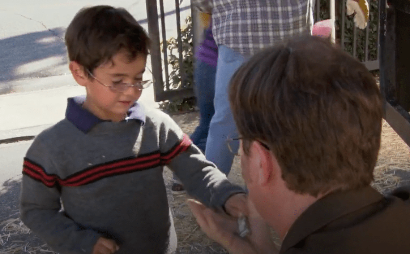 The actor playing the child on Hay Place later comes back as Dwight's