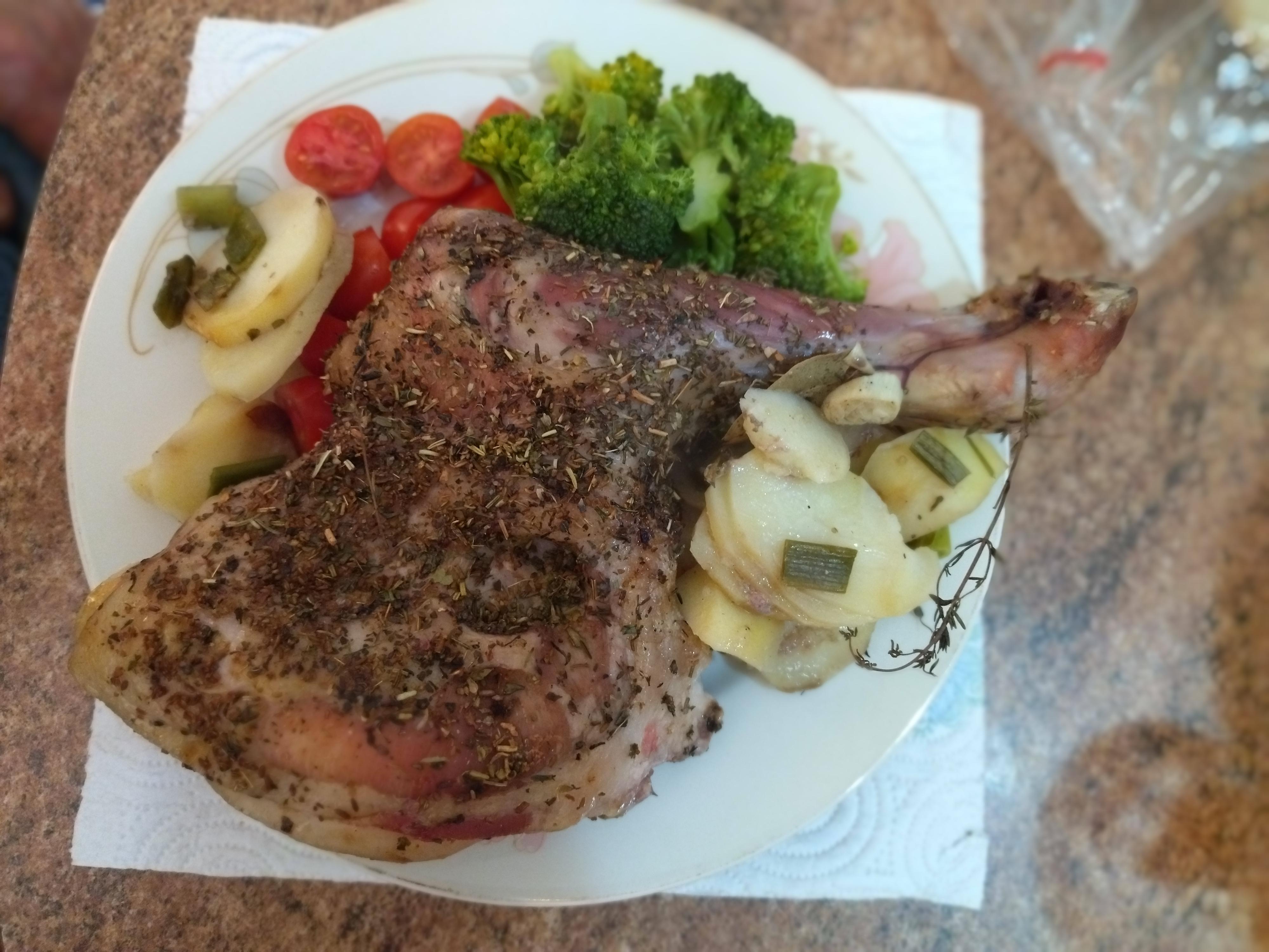 Slow Cooked Easter Lamb Dinner r/meat