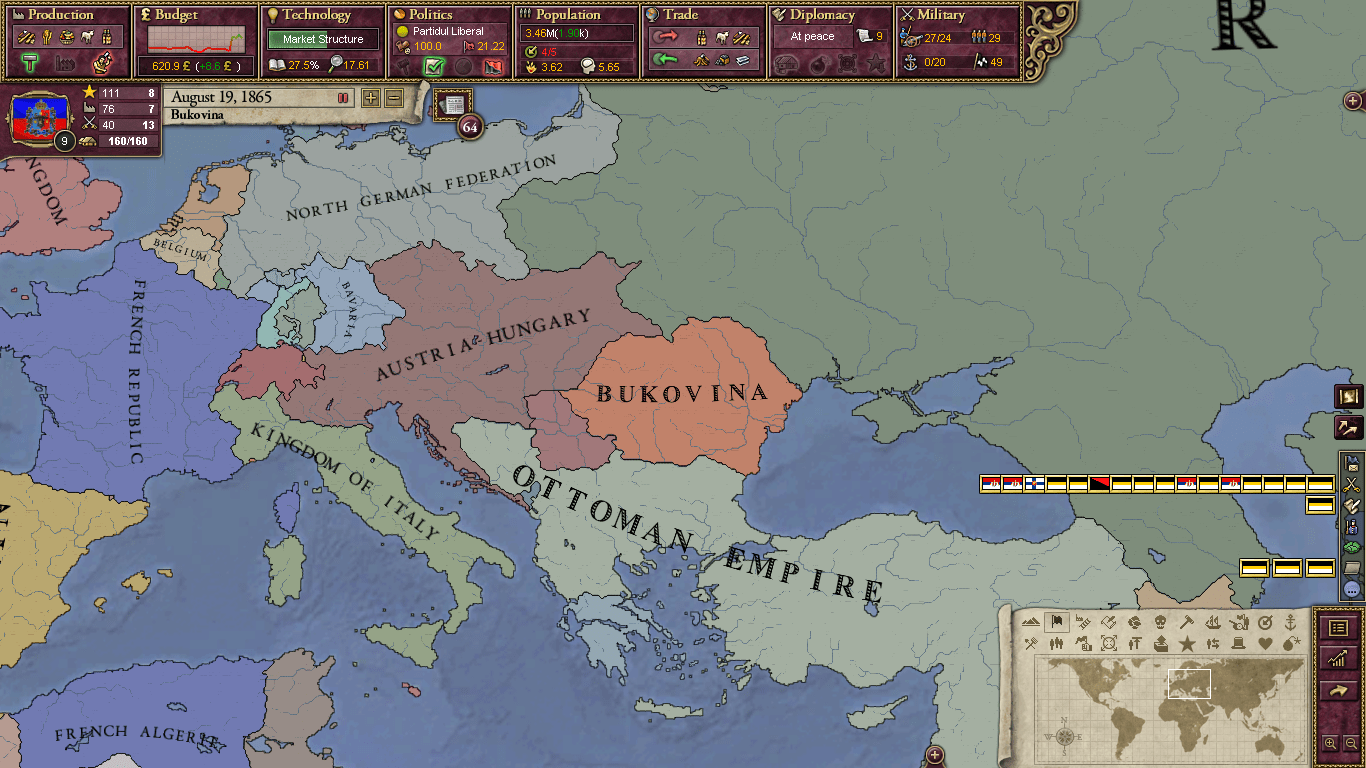 {Vic 2 HFM} Blessed Romania r/paradoxplaza
