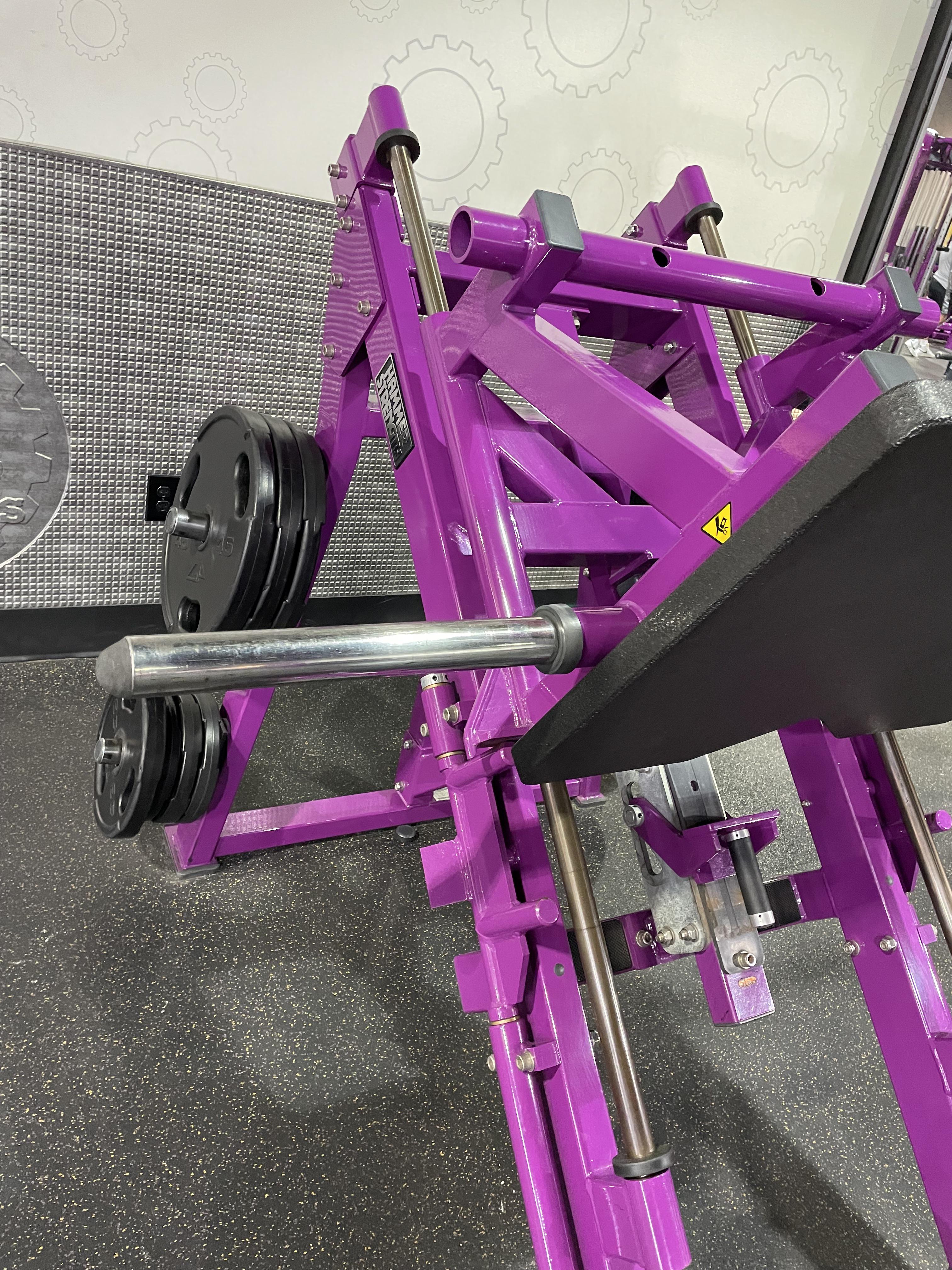 fitness took off the top weight bar so people can’t leg press