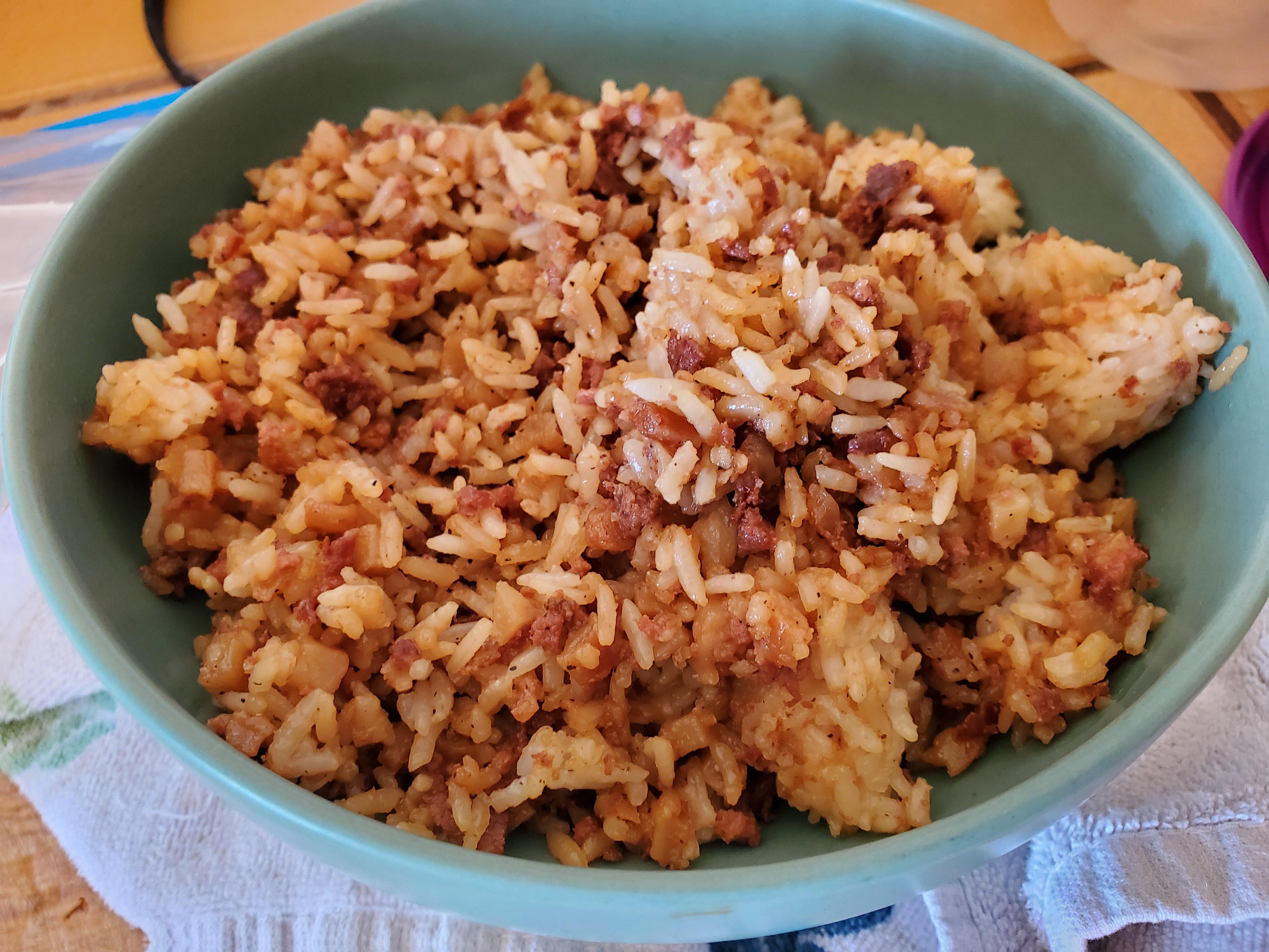 [Homemade] Corned Beef Hash Fried Rice r/food