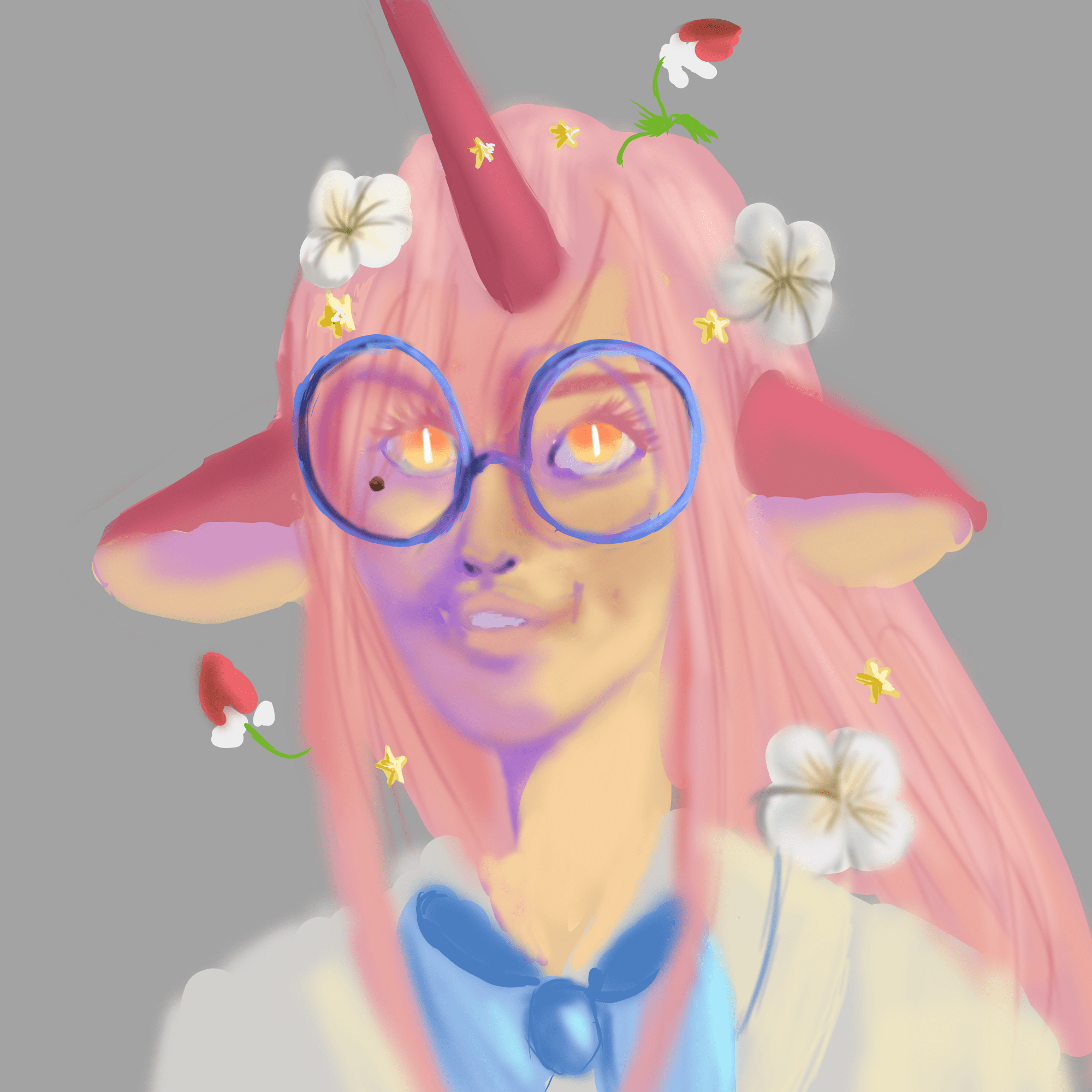 trying to get better at painting r/OriginalCharacter