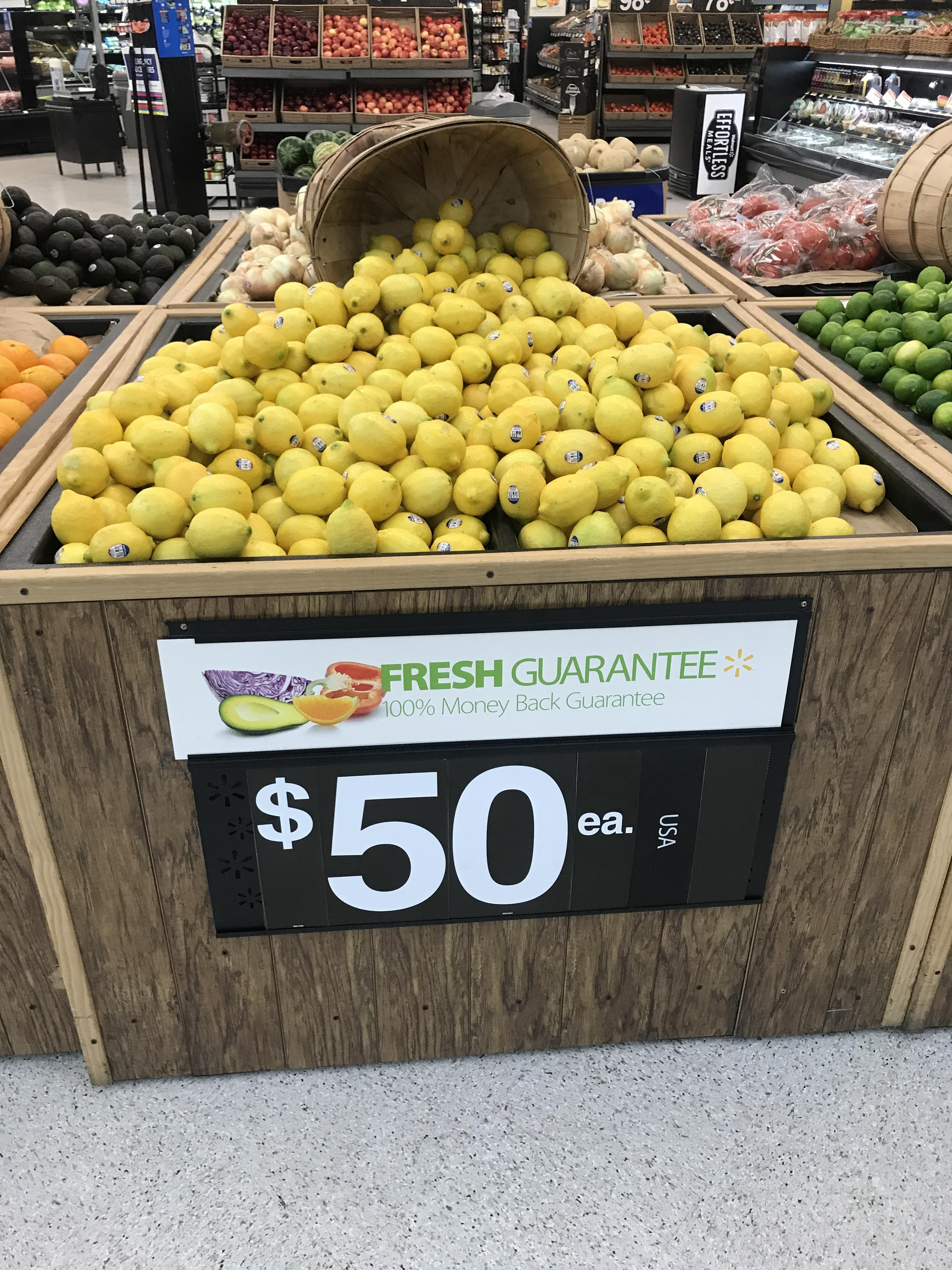 World's most expensive lemons... r/walmart
