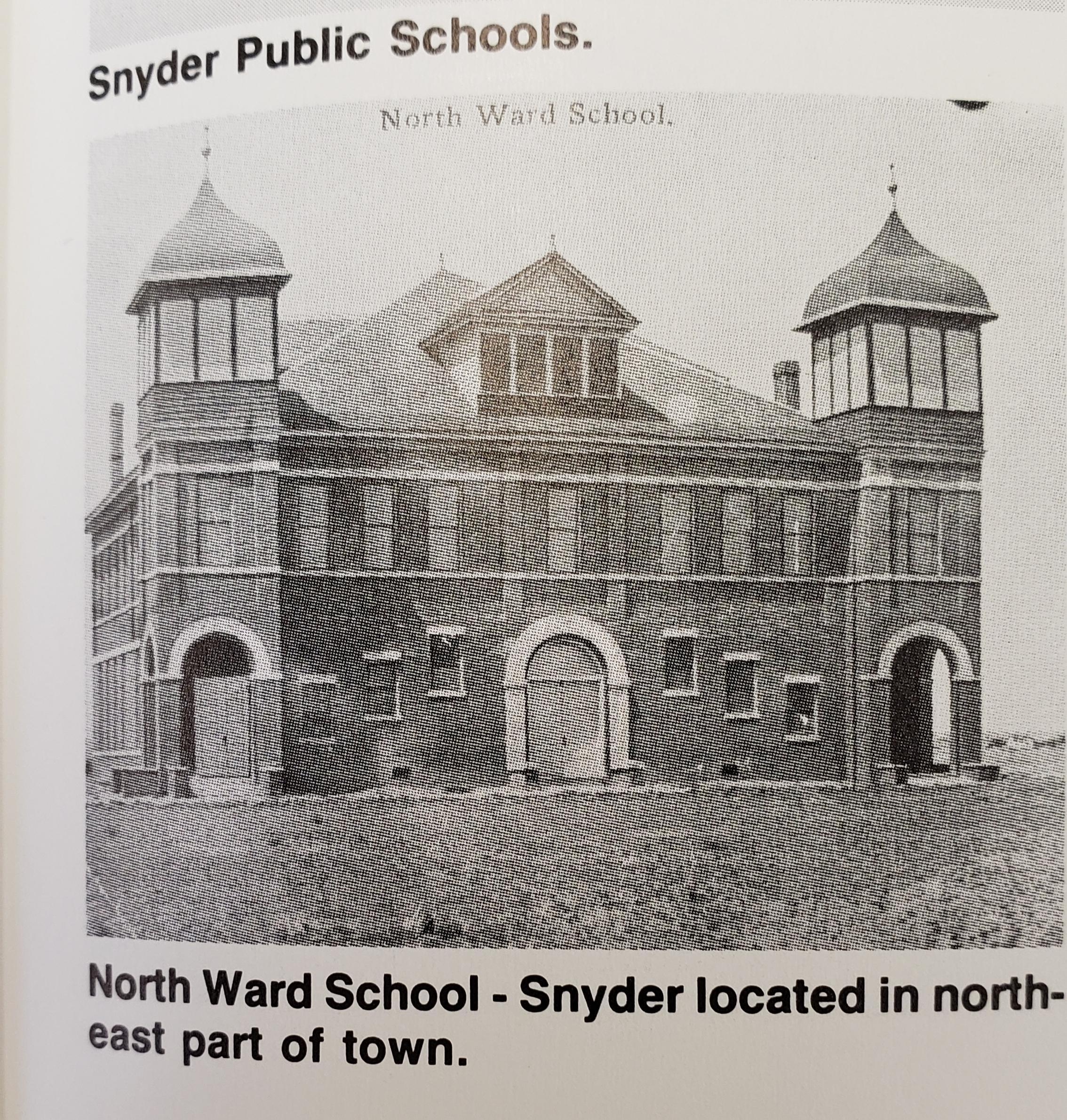 Public school Snyder Texas. This building was constructed in 1906 and