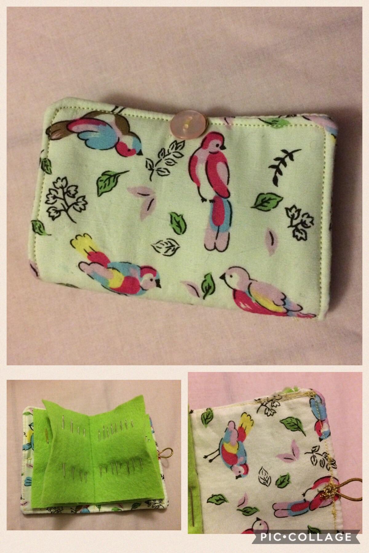 first time using a sewing machine and my first finished sewing project