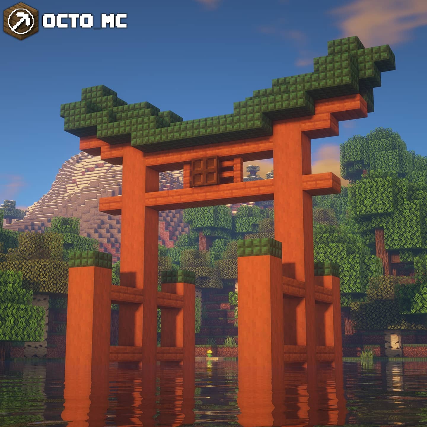 Here's a Simple Torii gate I made r/Minecraft