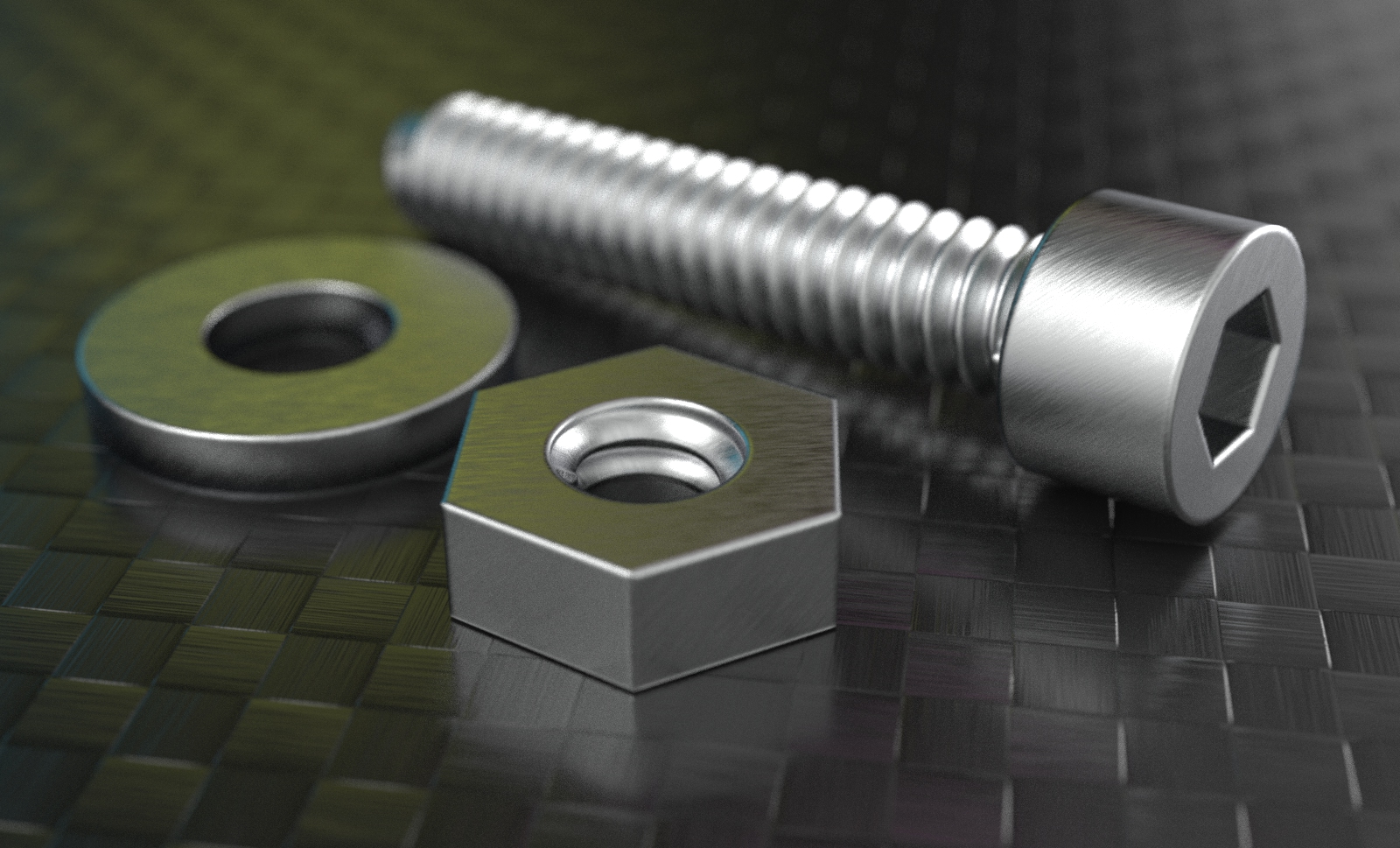 My first test with the free EP FASTENERS plugin (link at comments) r