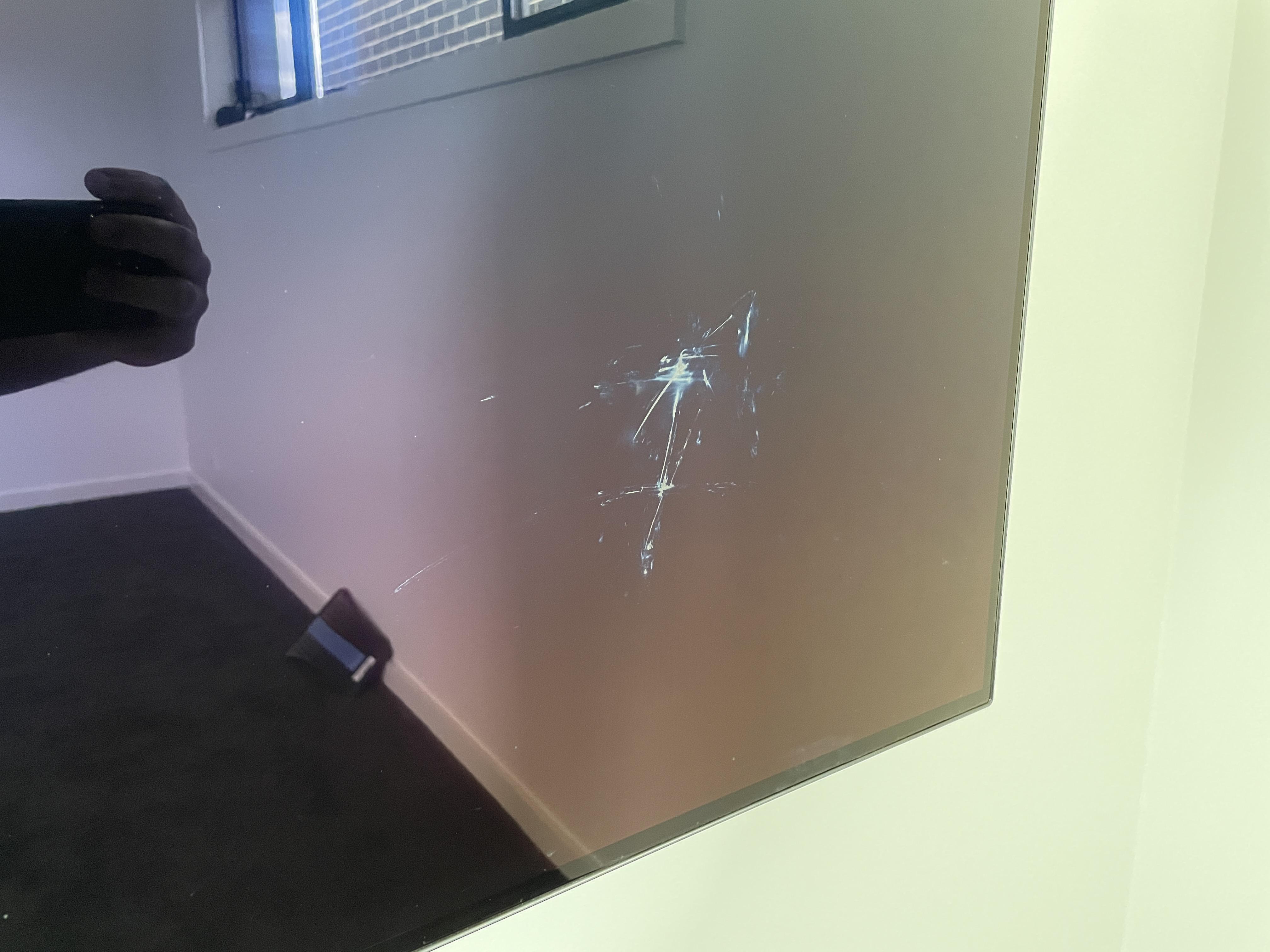 Cleaned TV with screen wipes, what is this? LG CX : r/LGOLED