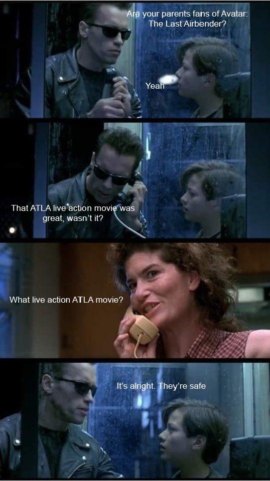 There is no live action ATLA movie in Ba Sing Se dankmemes