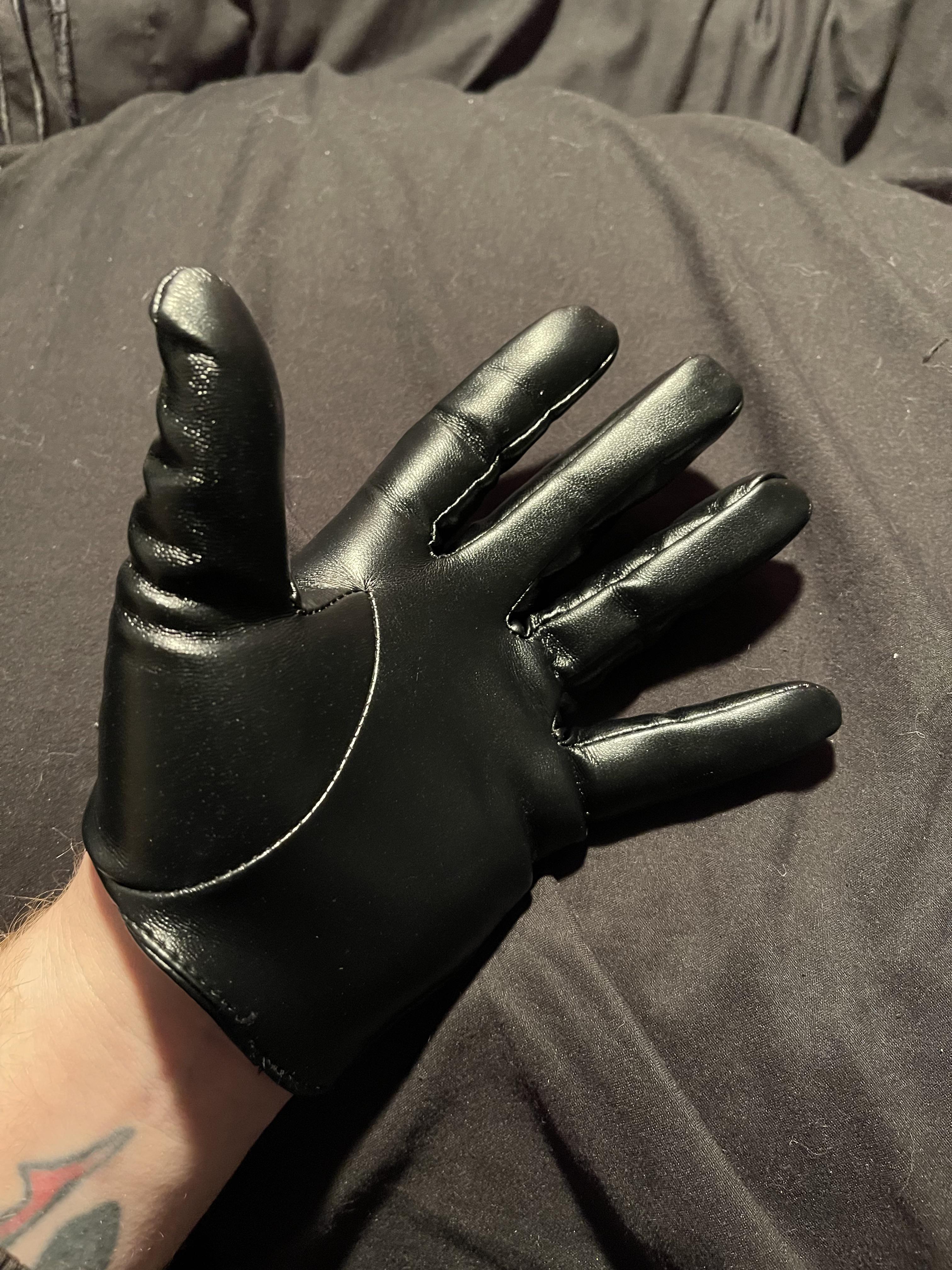 Hi! New here. I got some thin leather gloves for work, and the palms