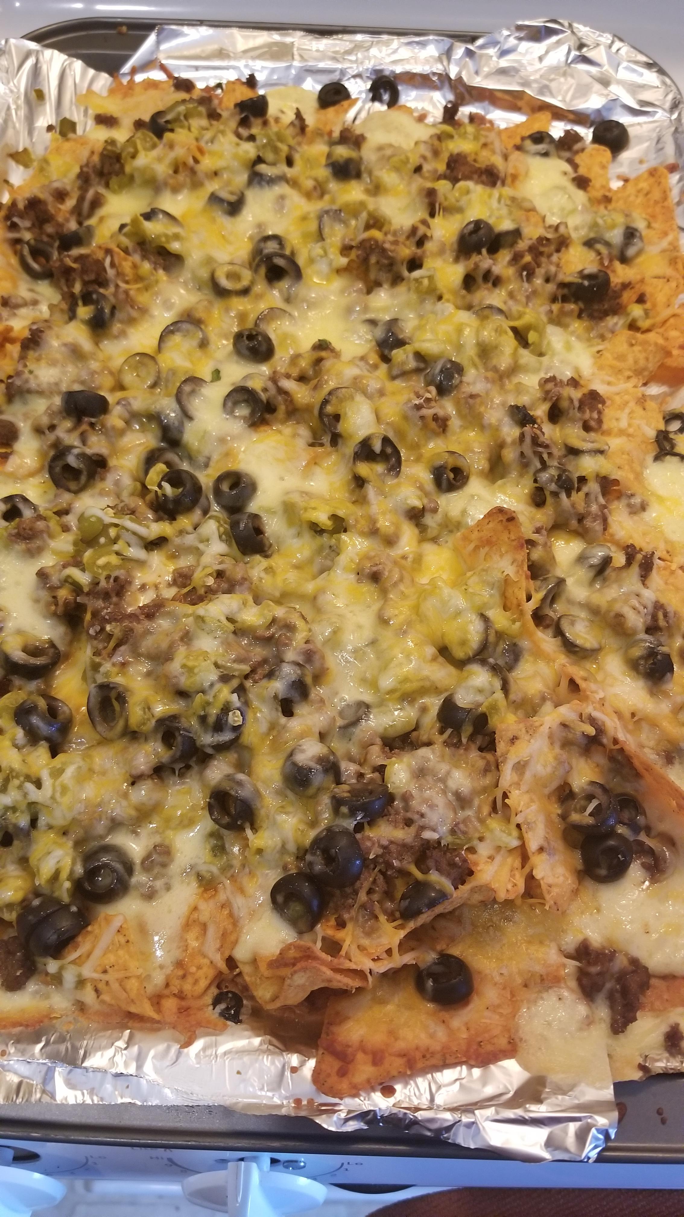 [Homemade] Dorito Beef Nachos! r/food