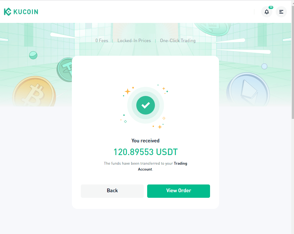 Swap some XRP/USDT on KuCoin Convert. I hope this 0 fees offer stays