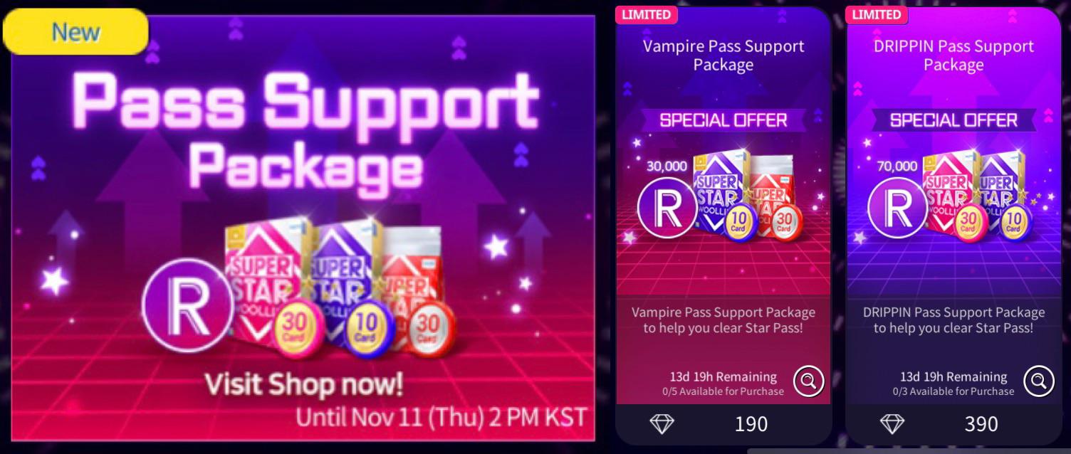 Star Pass Support Packages (10.28 11.11 2PM KST) r/SuperstarWoollim