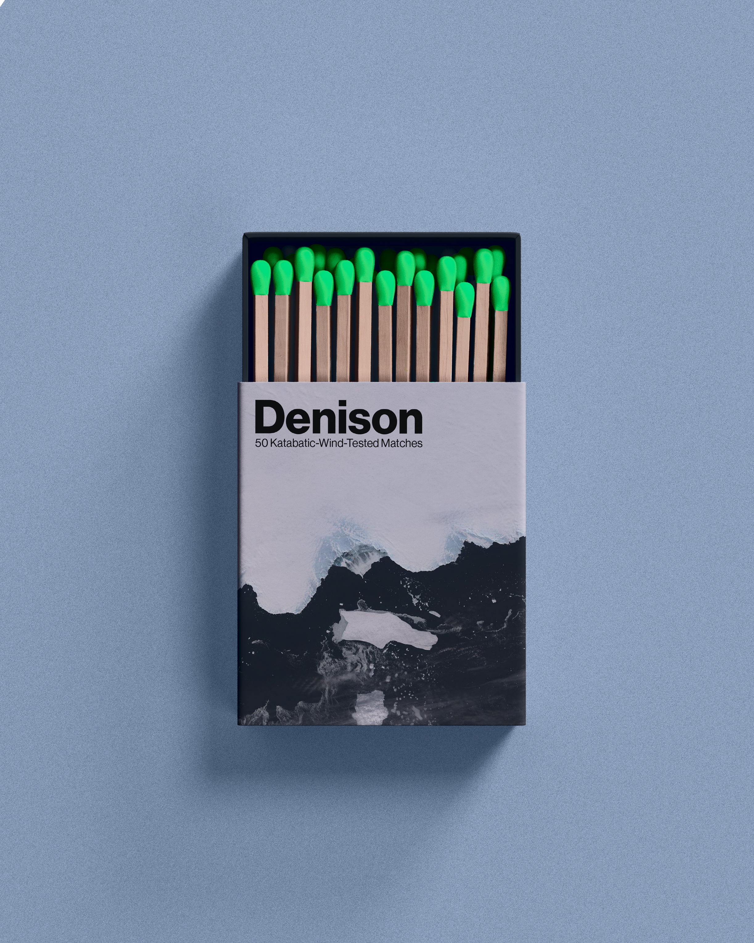 Matchbox design I made as part of an Instagram passion project (more