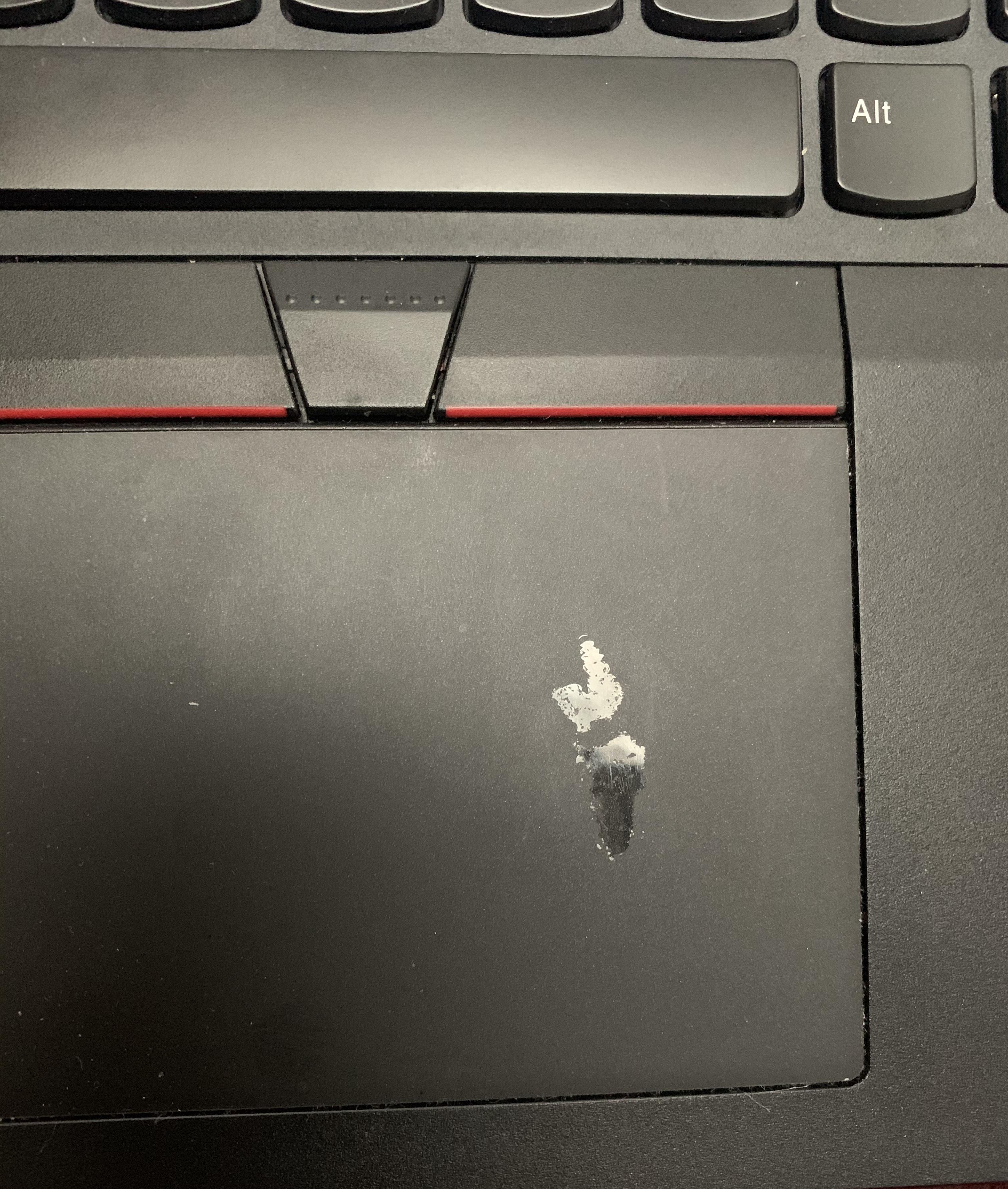 Touchpad coating on E480 peeling off. Is there a replacement sticker I