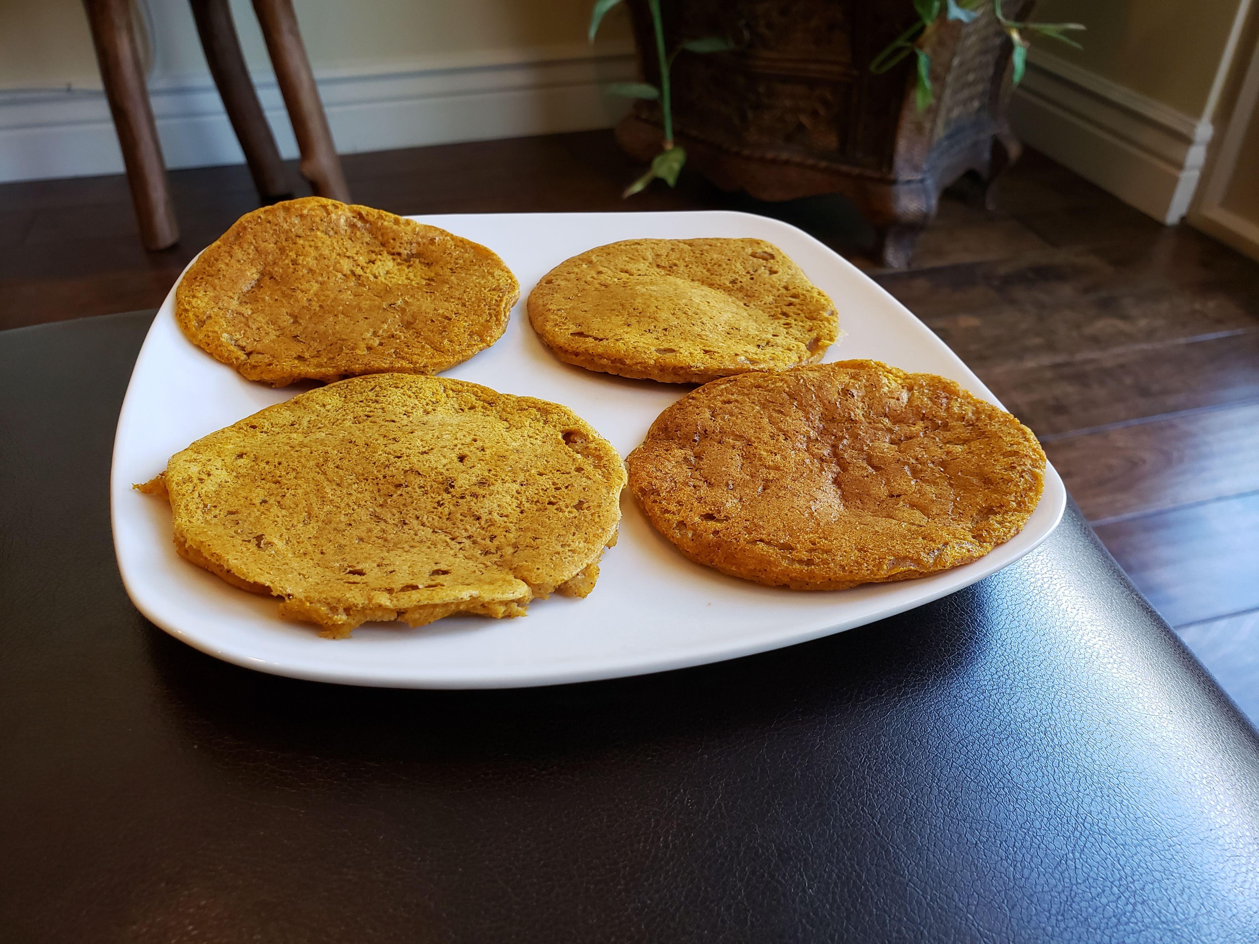 🥞 4 Pumpkin Pancakes, 154 calories! 🥞 r/1200isplenty