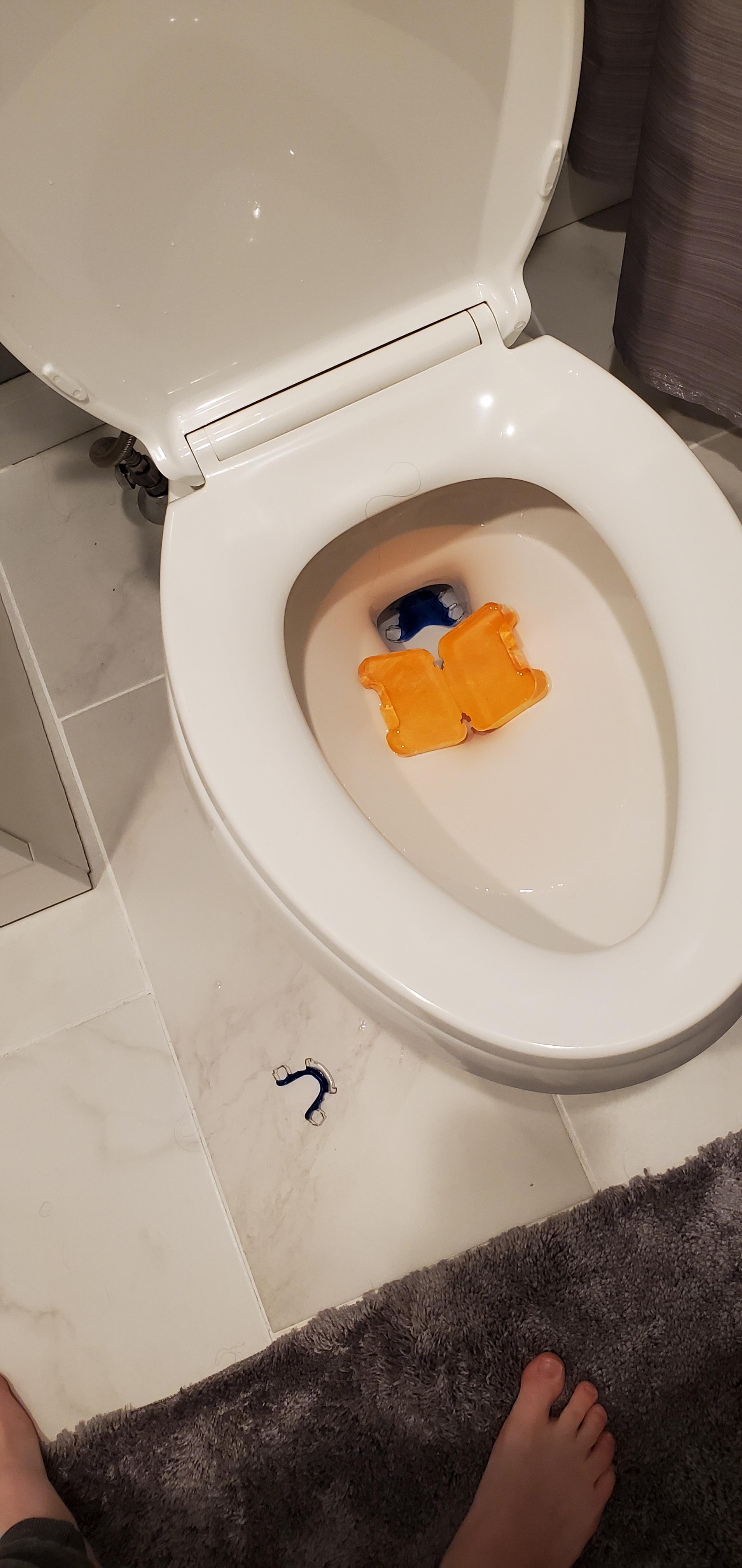 I dropped my retainer in the toilet r/Wellthatsucks