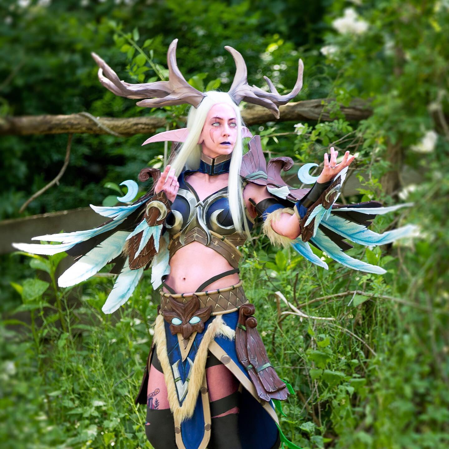 Night Elf Heritage Armor Cosplay (IF NE had a Heritage Armor 😡) wow