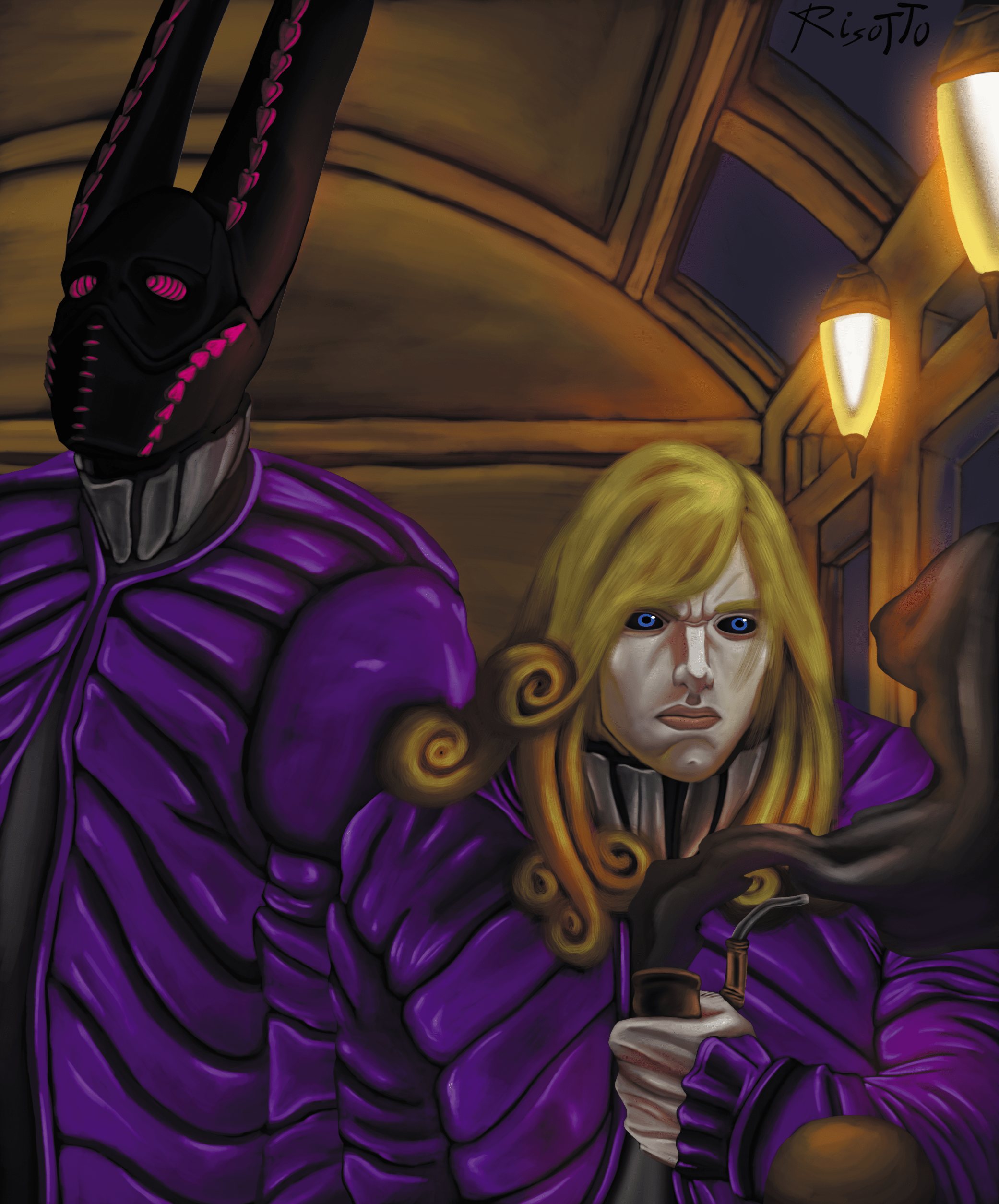 [Fanart] I drew Funny Valentine and D4C StardustCrusaders