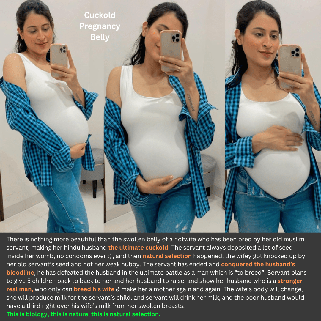 Cuckold Pregnant Belly is the most beautiful thing ever. The bull's