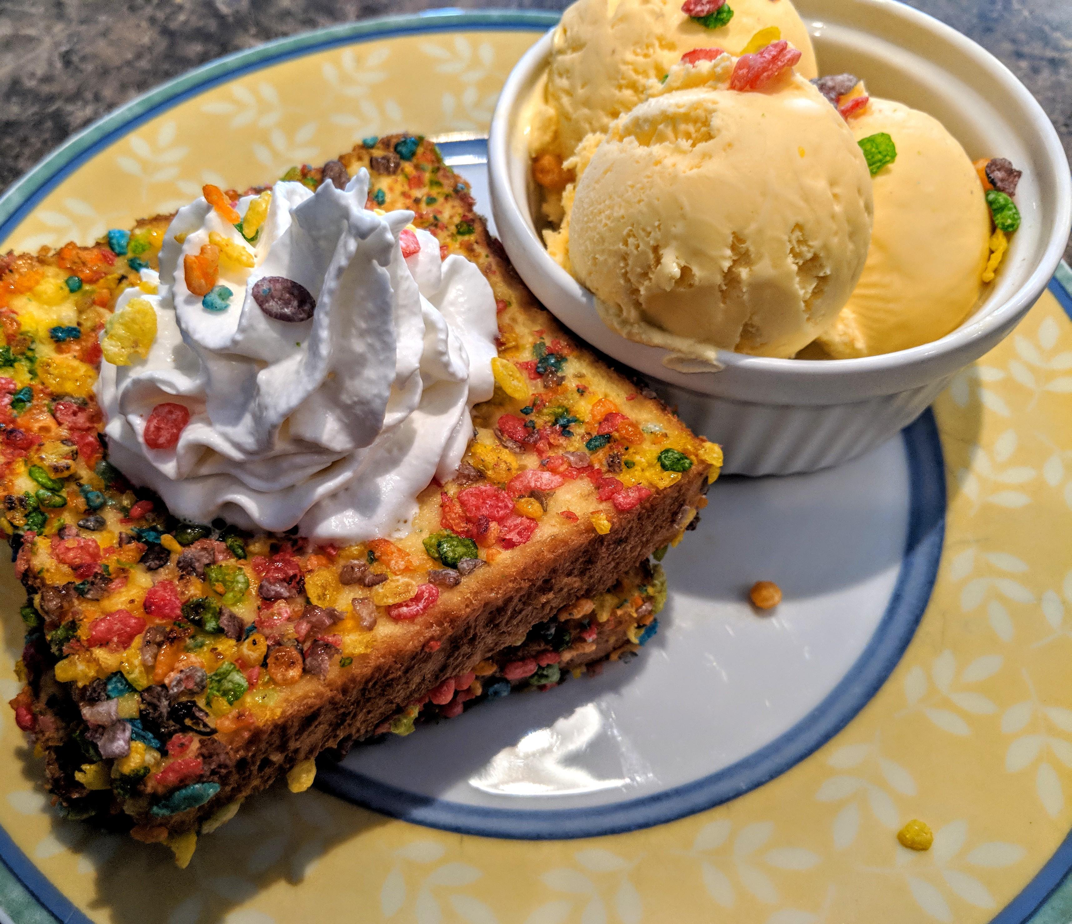 Fruity Pebbles French Toast! [homemade] r/food