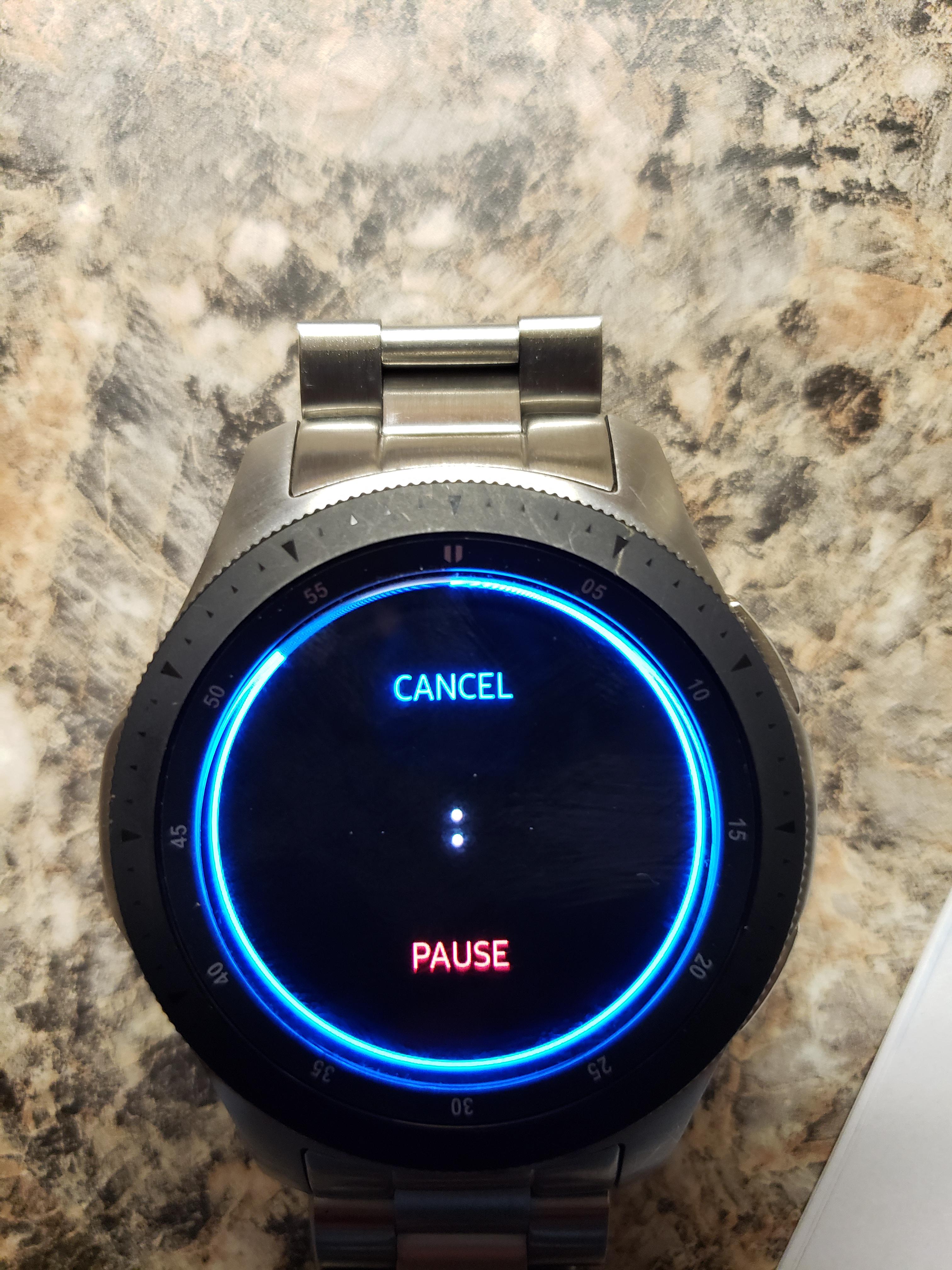 Timer not counting down r/GalaxyWatch