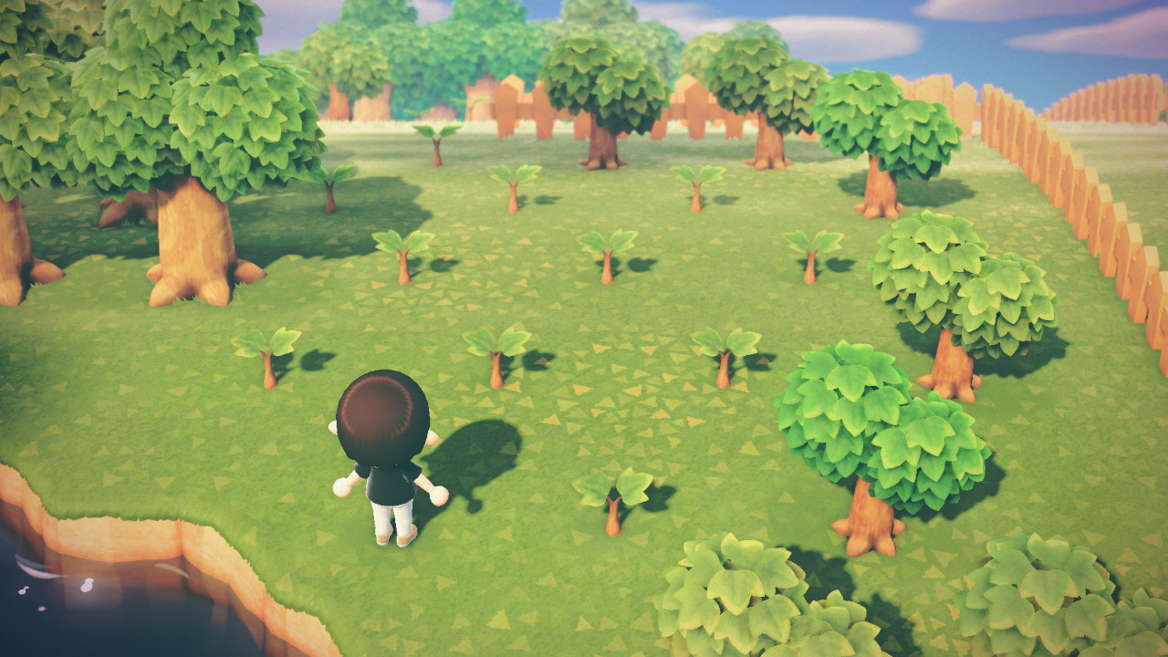 Attempting fruit orchards. All saplings evenly spread but some not growing. Anyone know why this