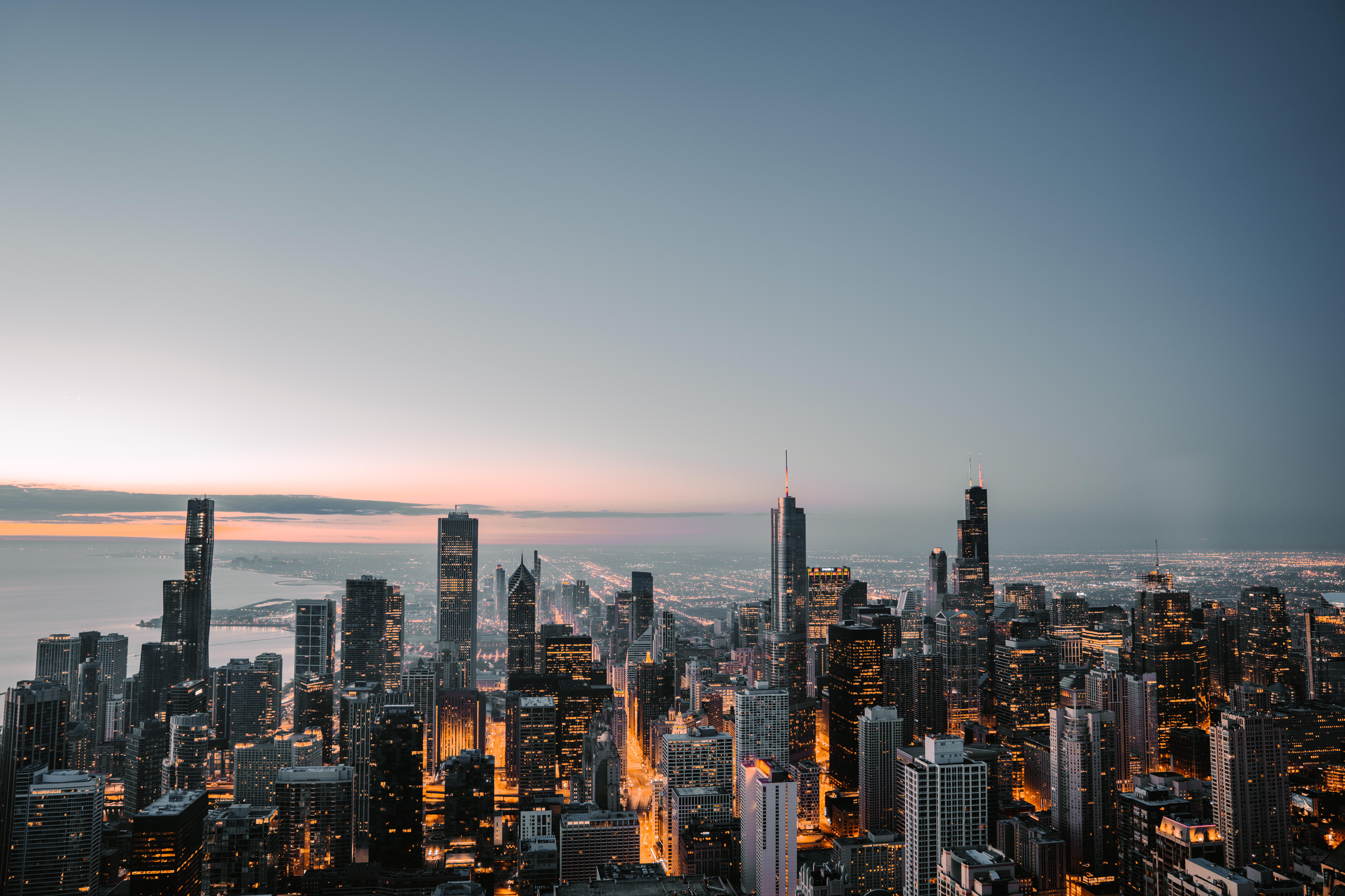 Skyline view from 360 Chicago! chicago
