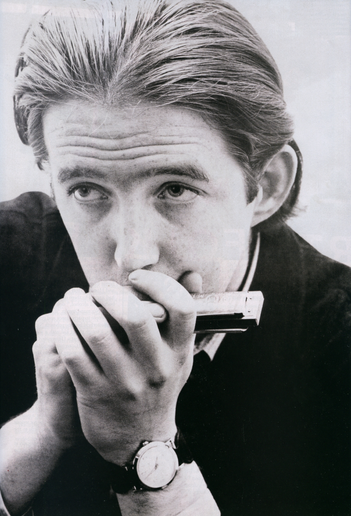 Blues harmonica player Paul Butterfield ca. 1965 r/OldSchoolCool