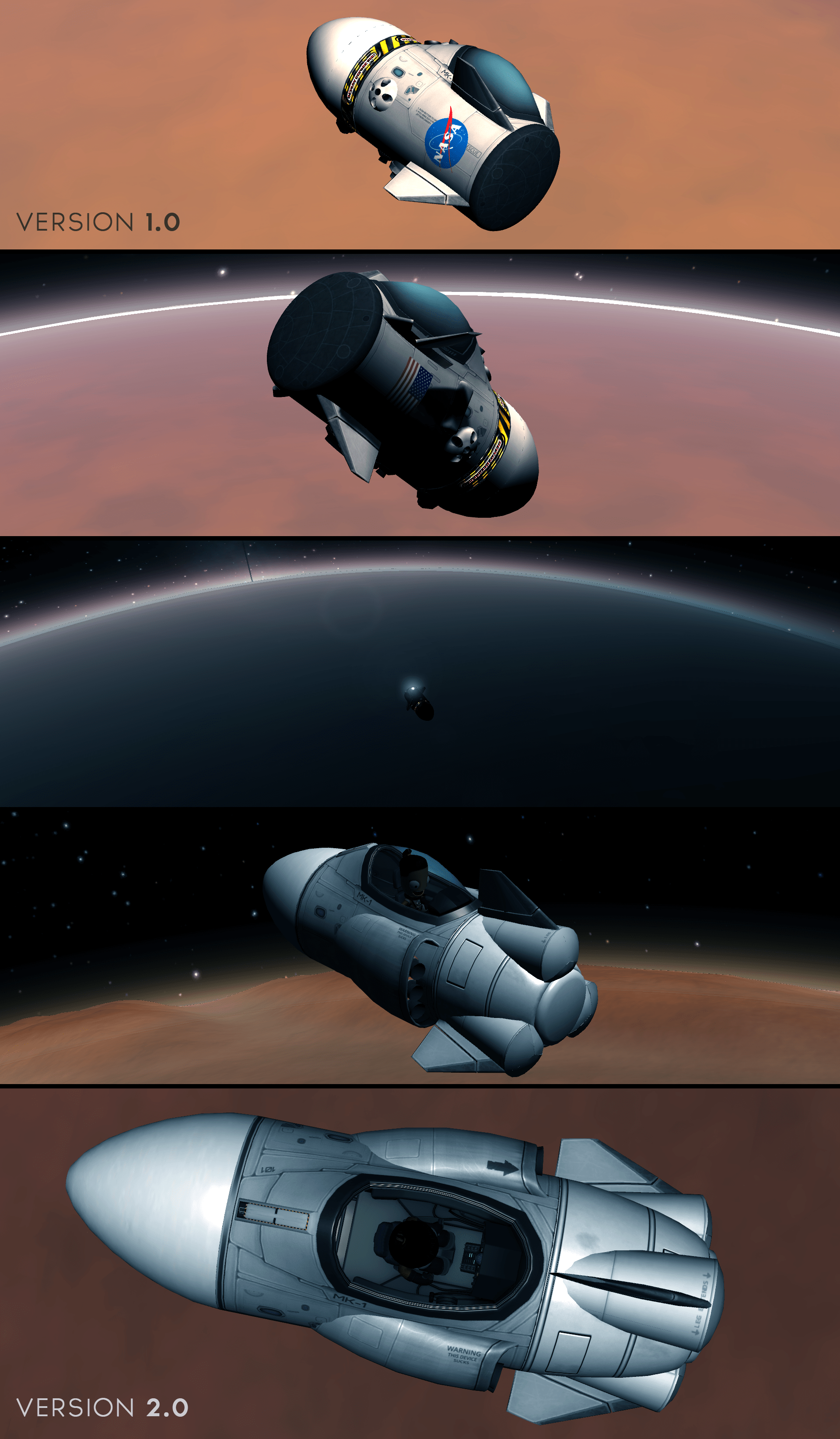 Lander Dart Pods r/KerbalSpaceProgram