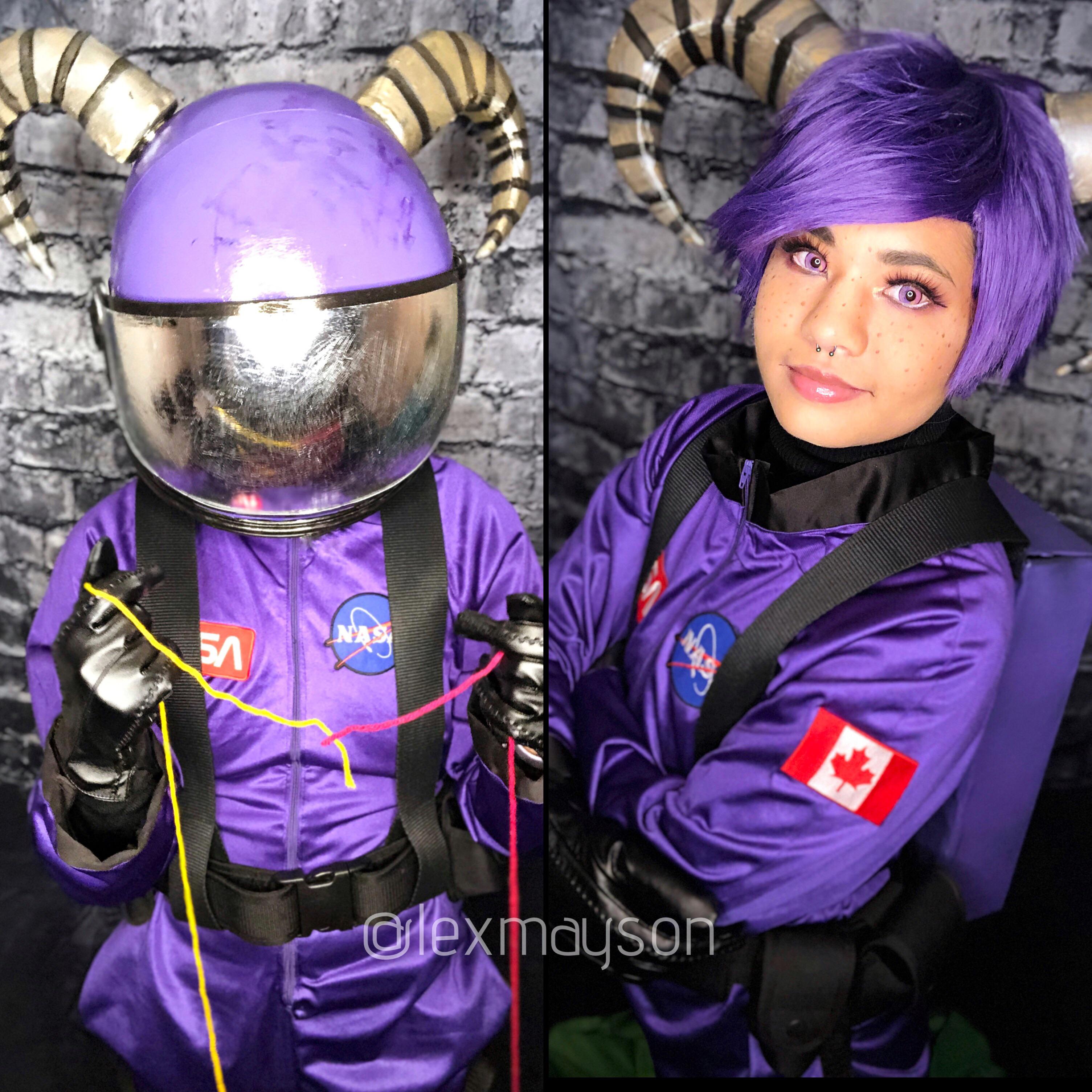 Just finished my Purple cosplay! r/AmongUs