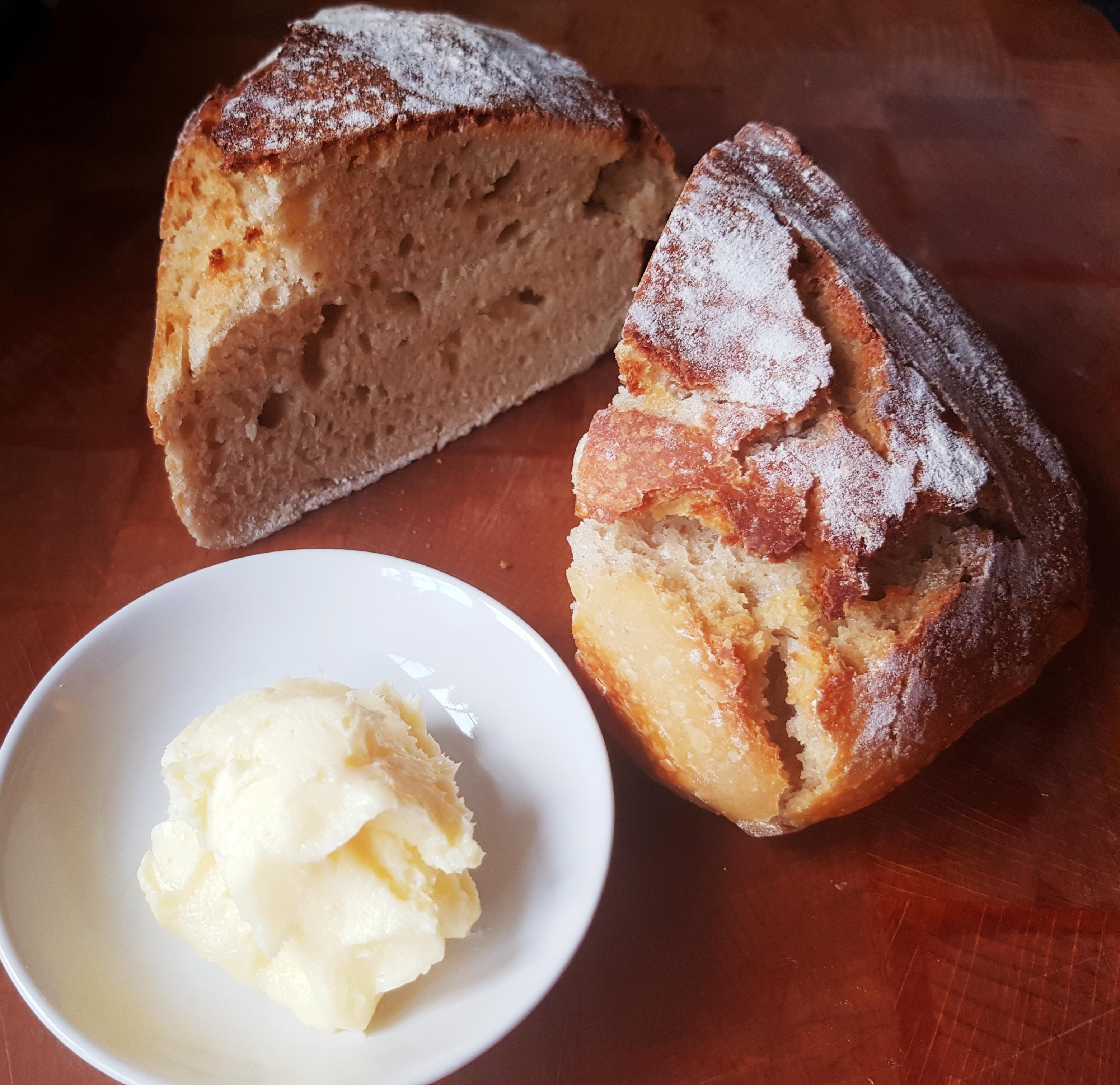 [homemade] Sourdough Bread and Butter r/food