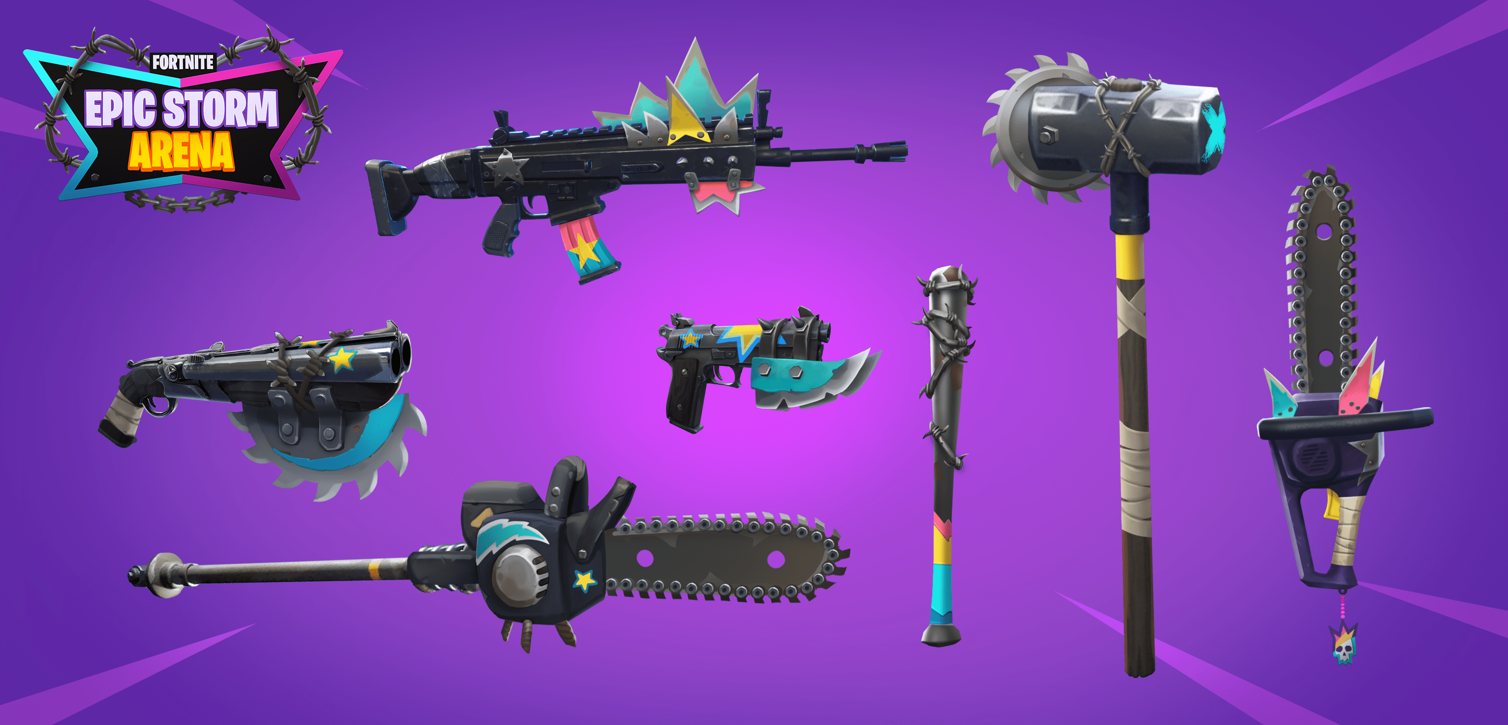 Epic Storm Arena event. Weapon set. r/FORTnITE