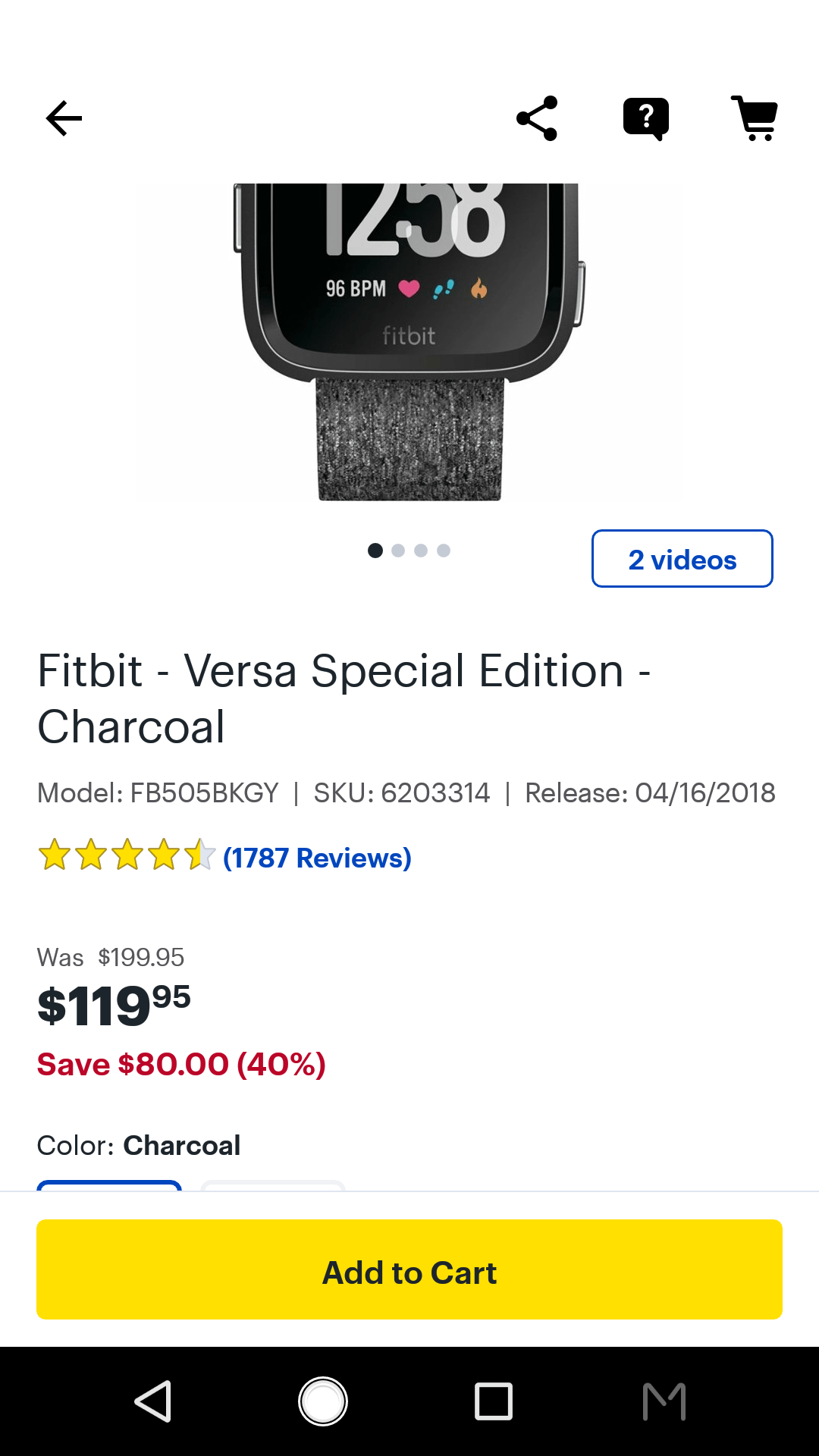 The versa is currently on sale. Is this the best deal currently for a