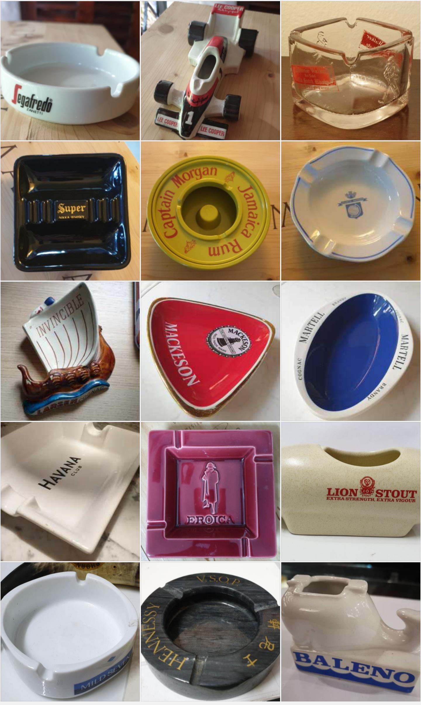 Part 7 of my Ashtray Collection (my latest acquisitions) r