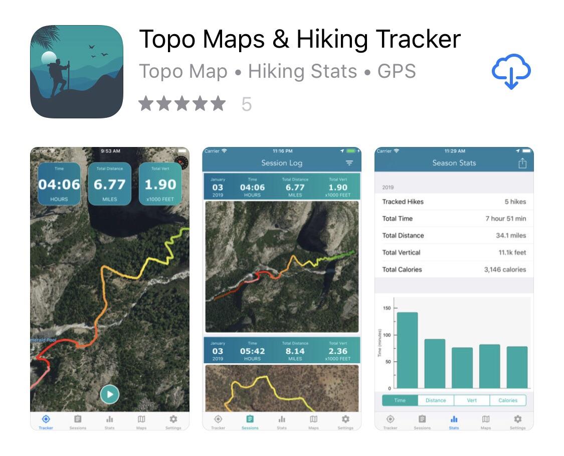 I just released a hiking tracker and topo maps app for iOS. Looking for