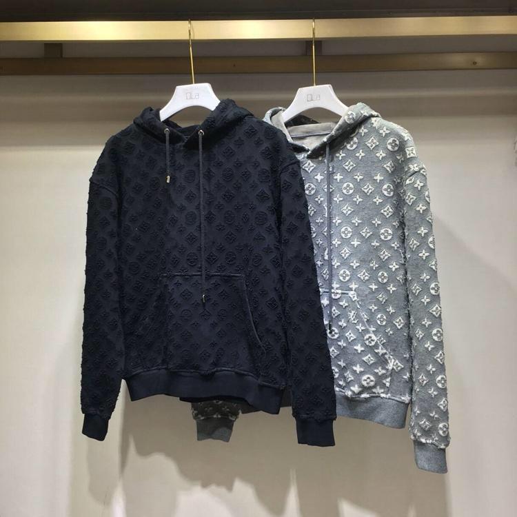 Lv Hoodie Black And White