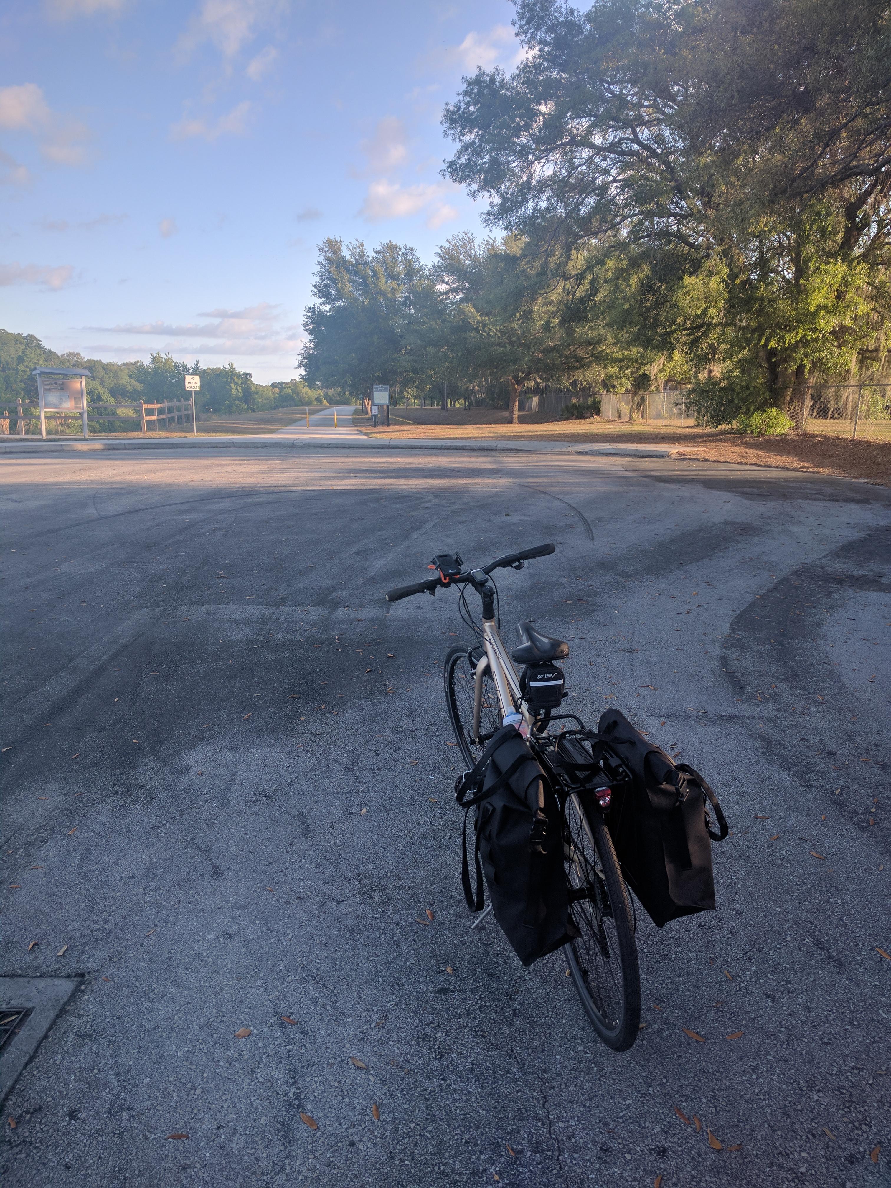 First time riding my bike to work since working at Denny's in high