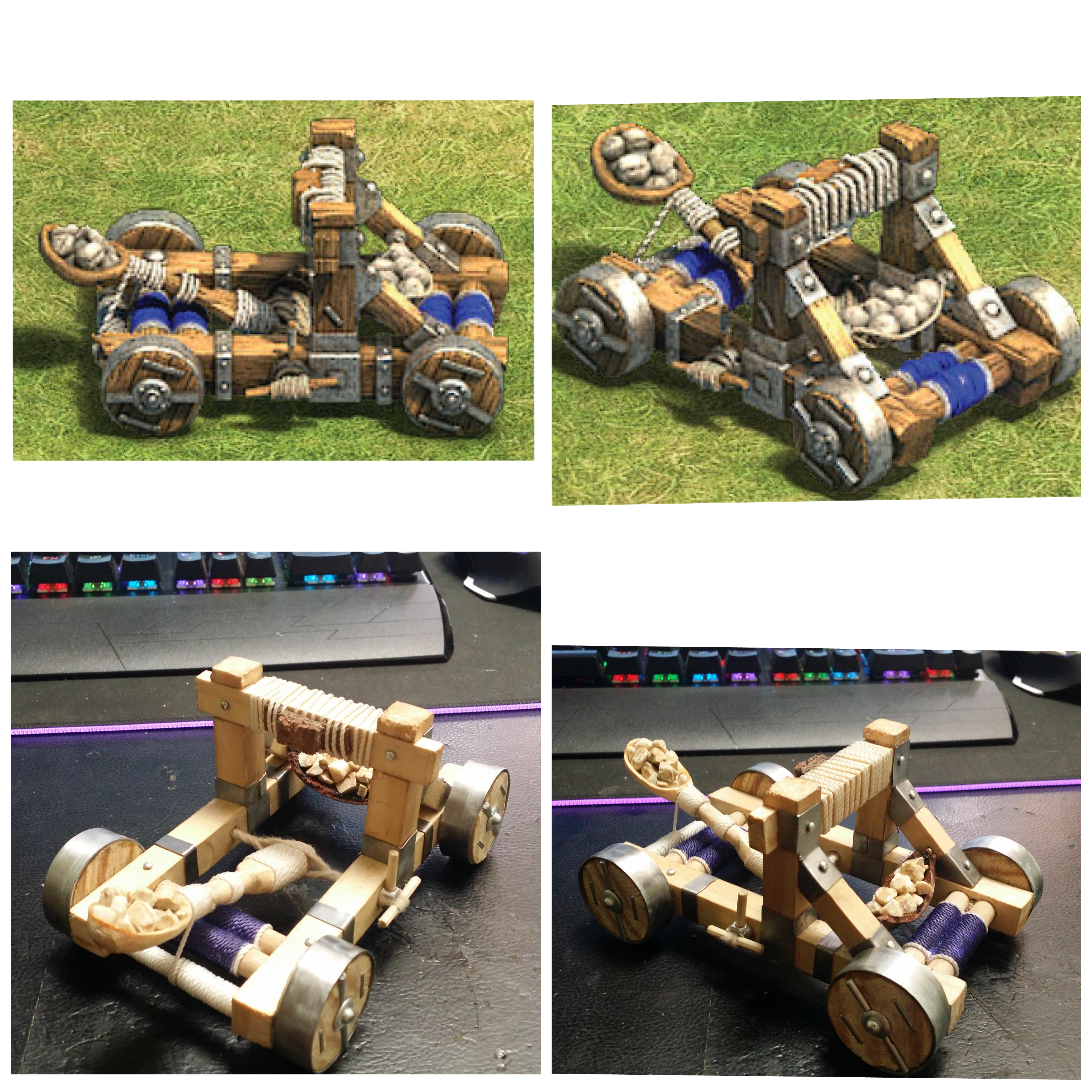 Woodworker decides to recreate his favorite onager IRL. aoe2