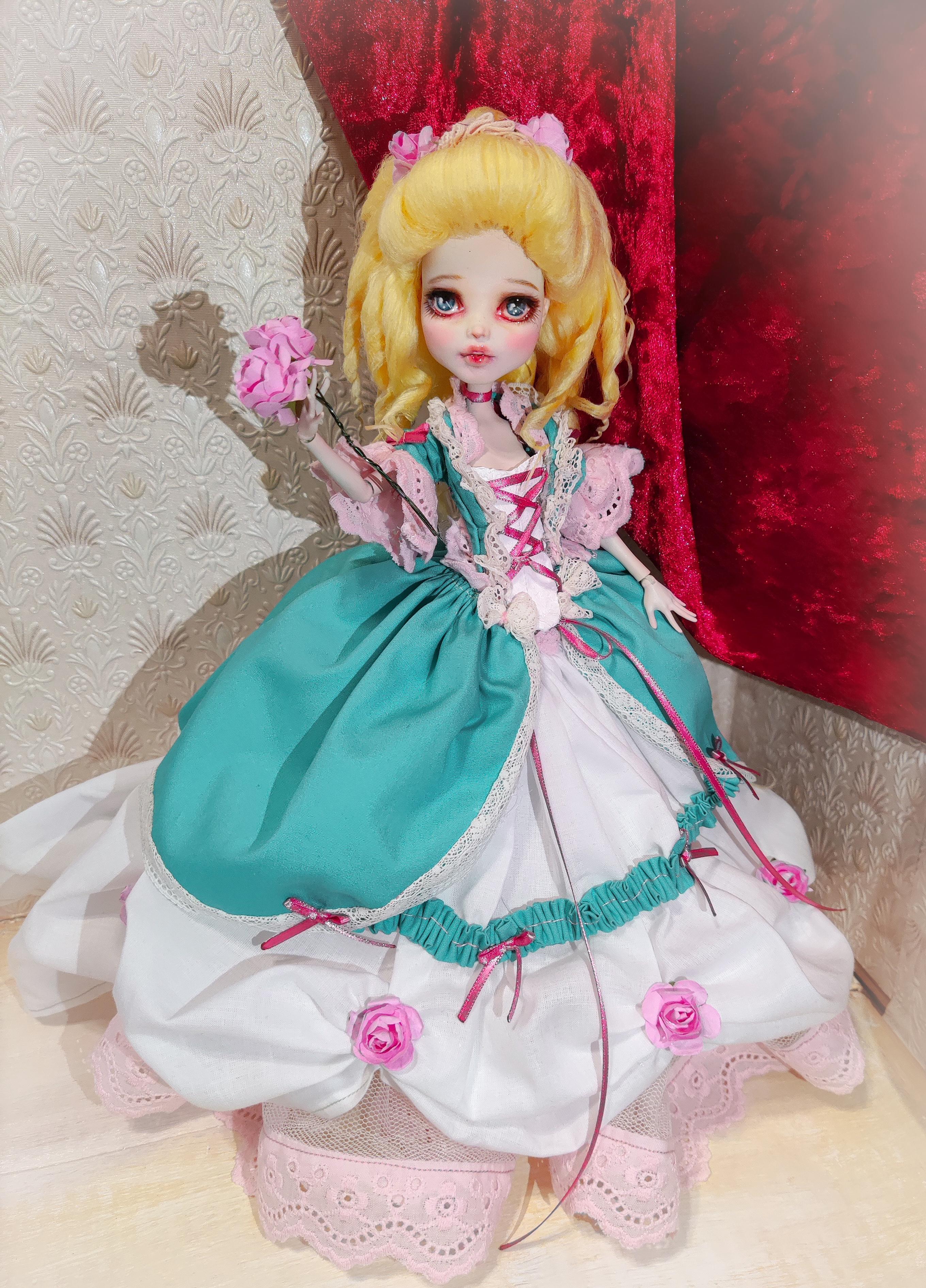 How to clean mildew (maybe mold?) off barbie's face and scalp? Dolls