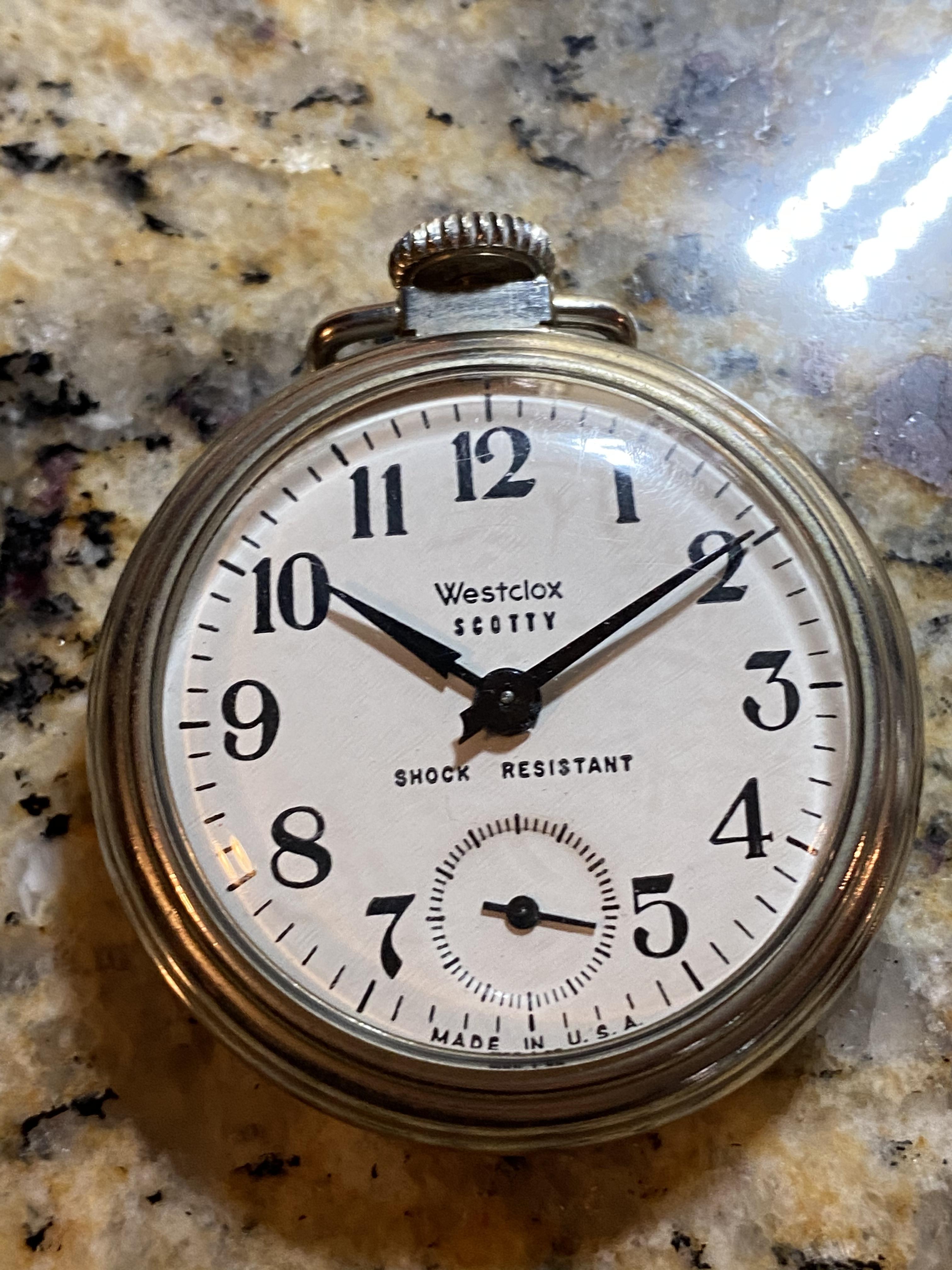 [WTS/WTT] Westclox Scotty Pocket Watch. 25.00 r/Watchexchange