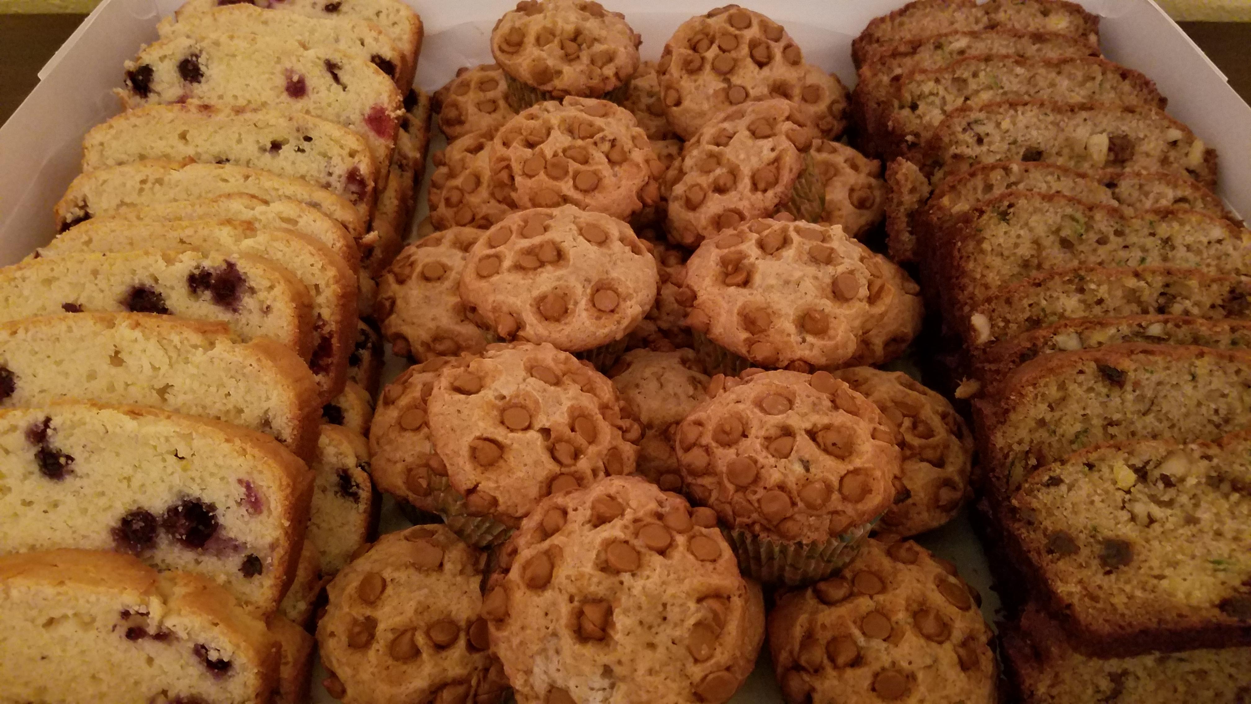 Feeding a large community volunteer group in the morning... lemon