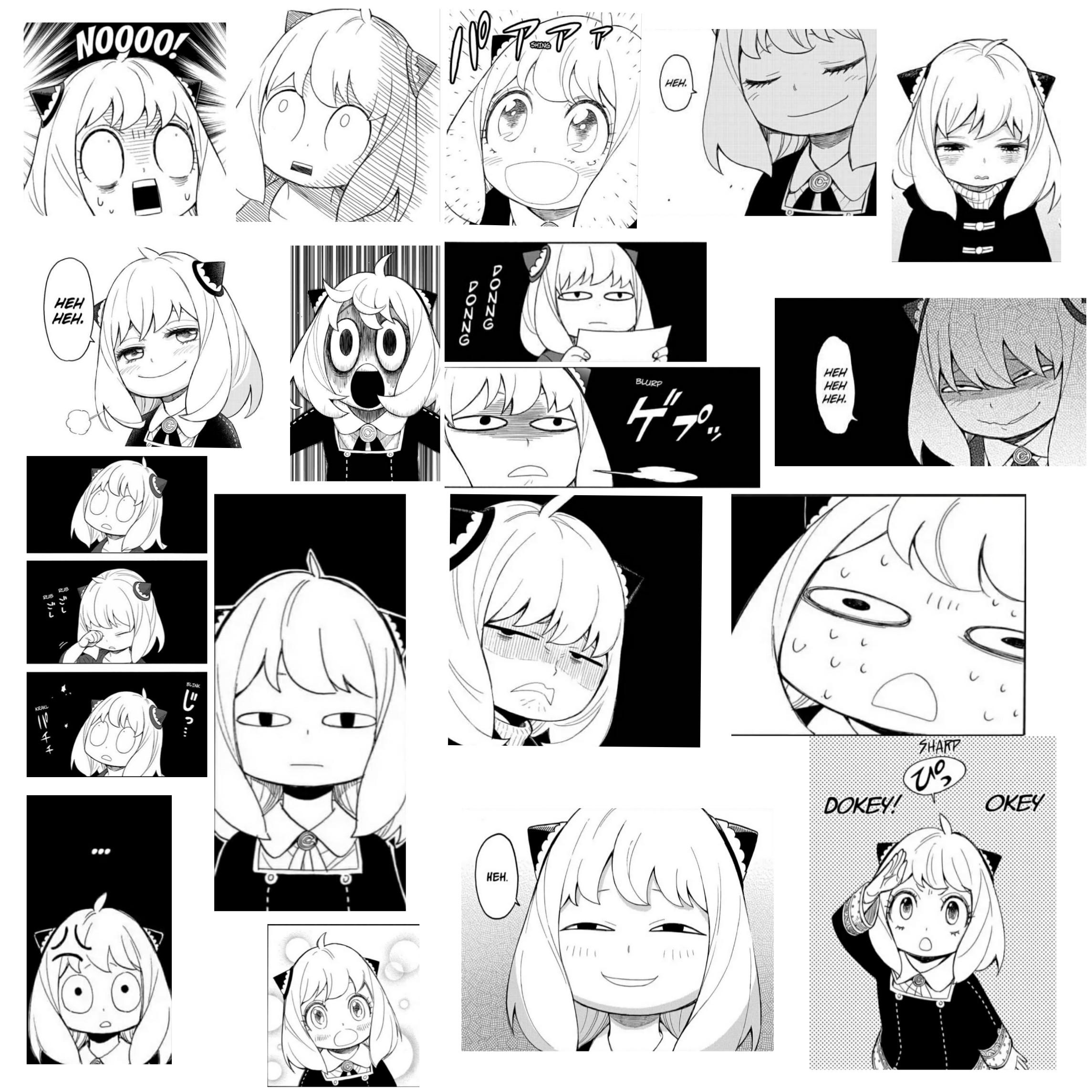 Meet Anya the expression queen ! (Title spy X family ) manga