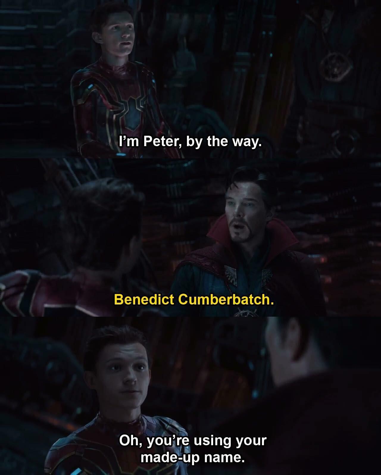Oh so we’re using our made up names? r/marvelmemes