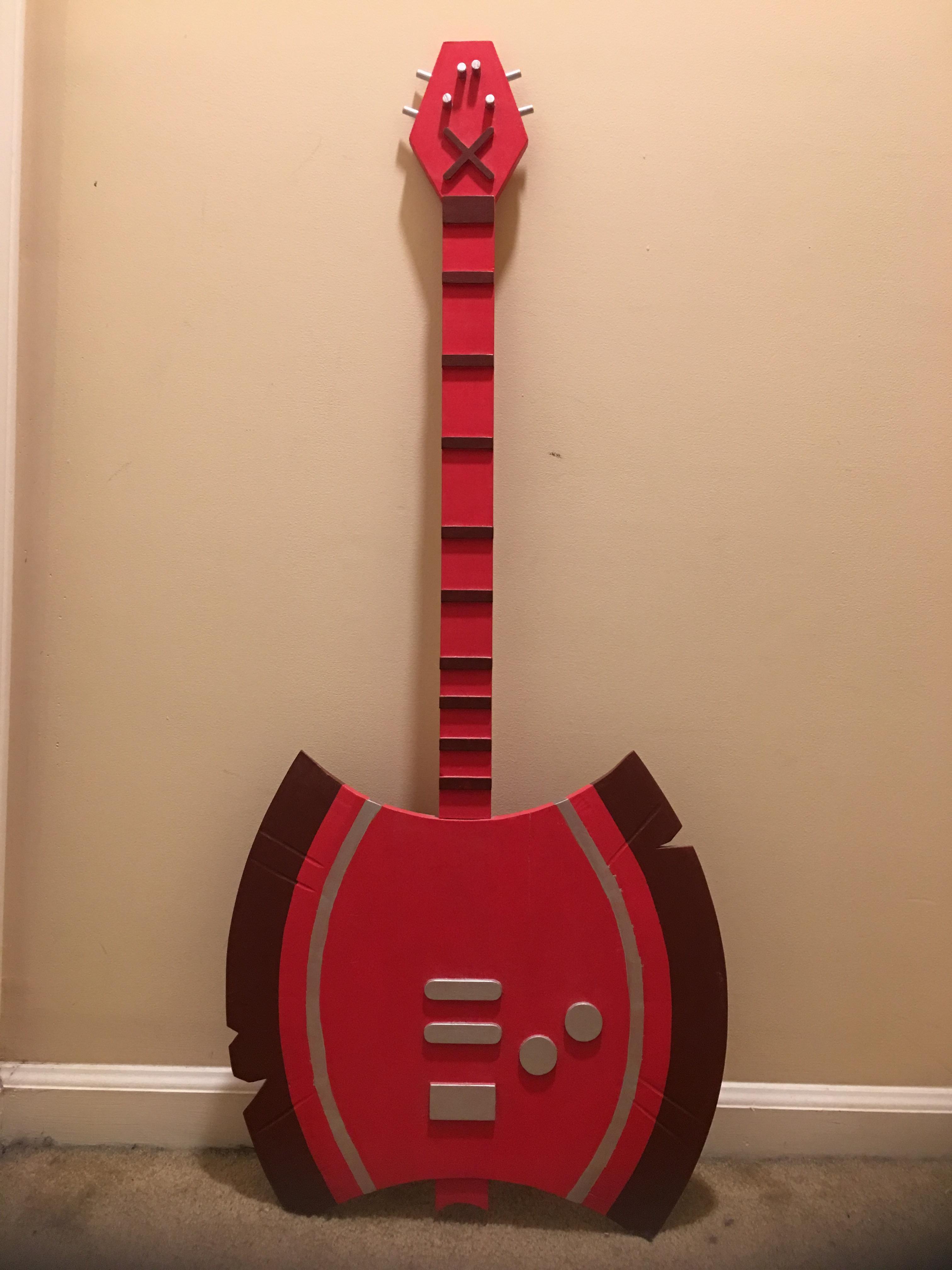 I'm giving away this Marceline guitar prop that i made a couple of
