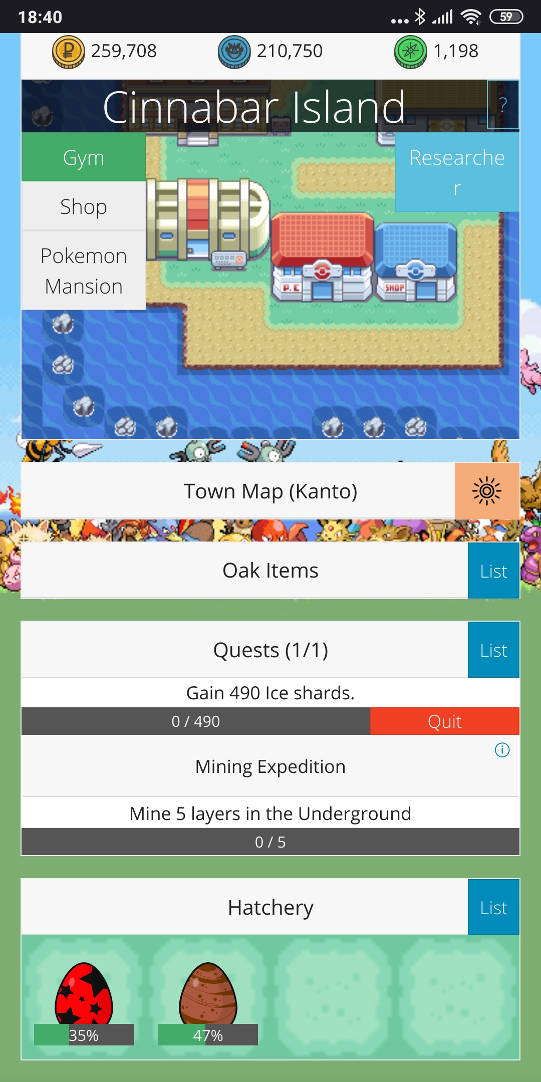 3 days into the game good or not ? PokeClicker