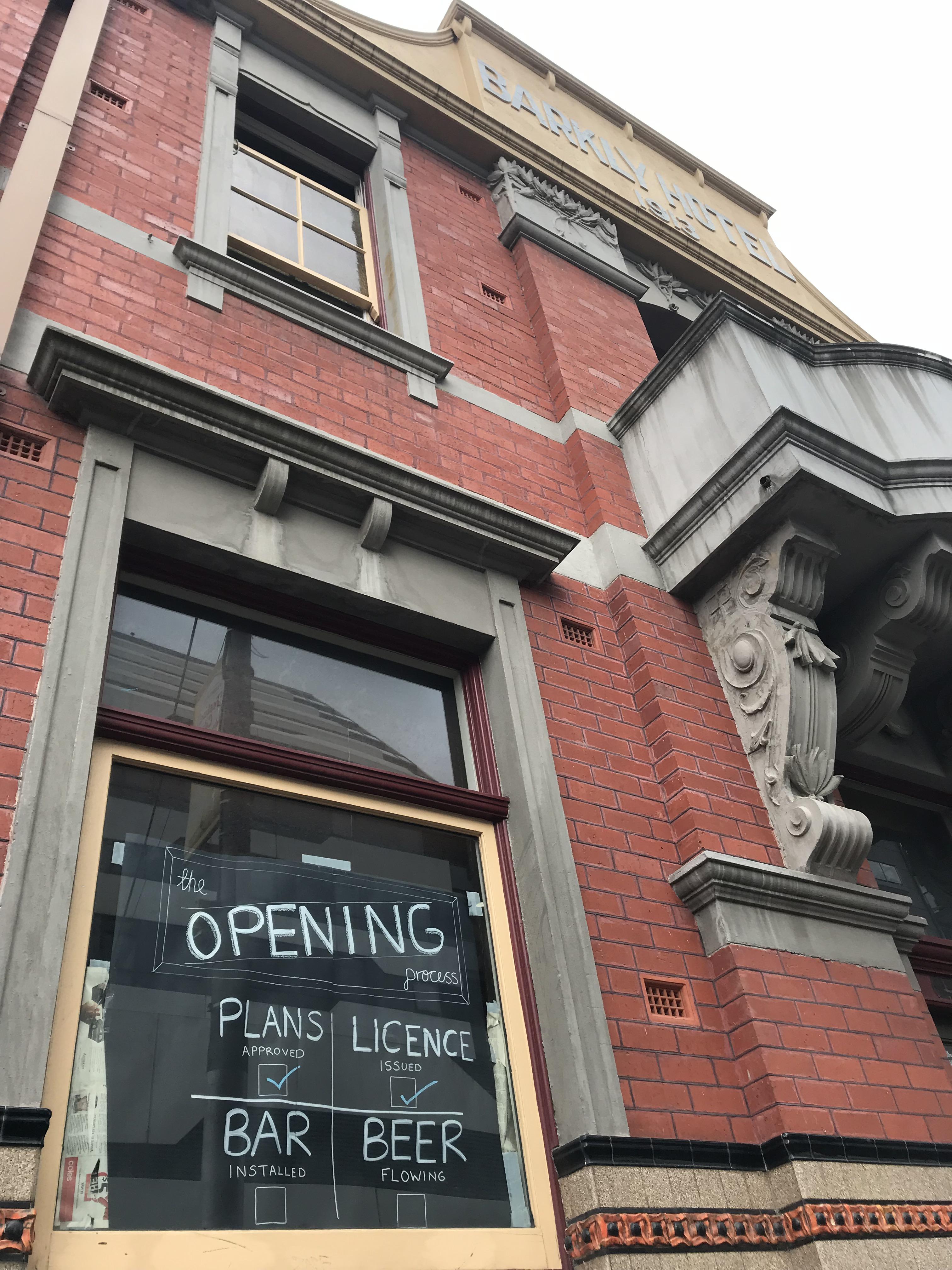 Things are happening at the old Barkly Hotel in Footscray r/melbourne