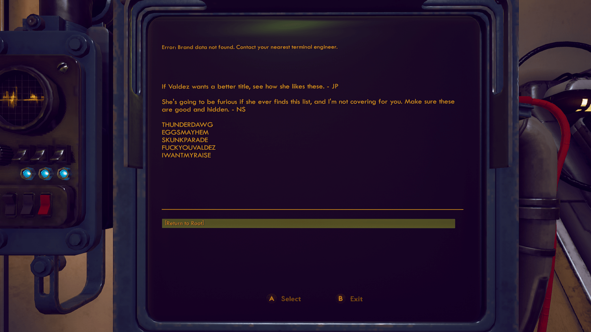 These program names XD r/theouterworlds