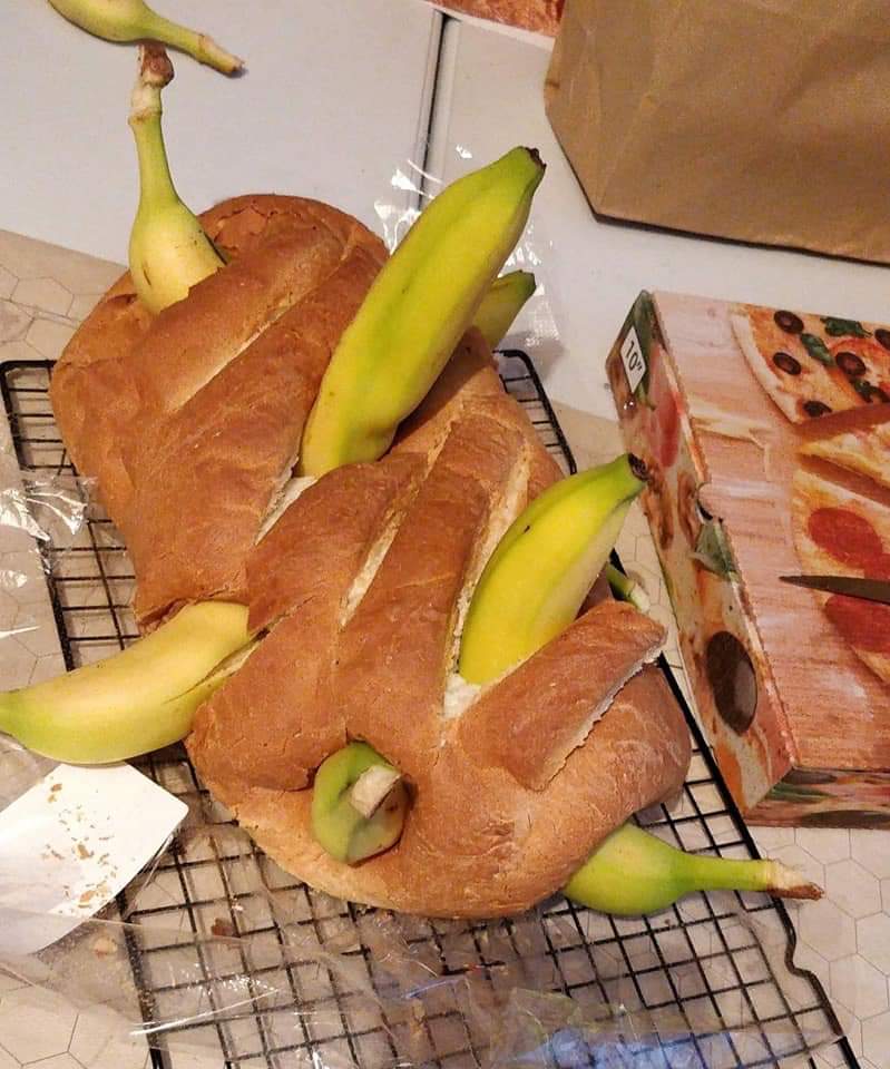 Just a loaf of banana bread. r/funny
